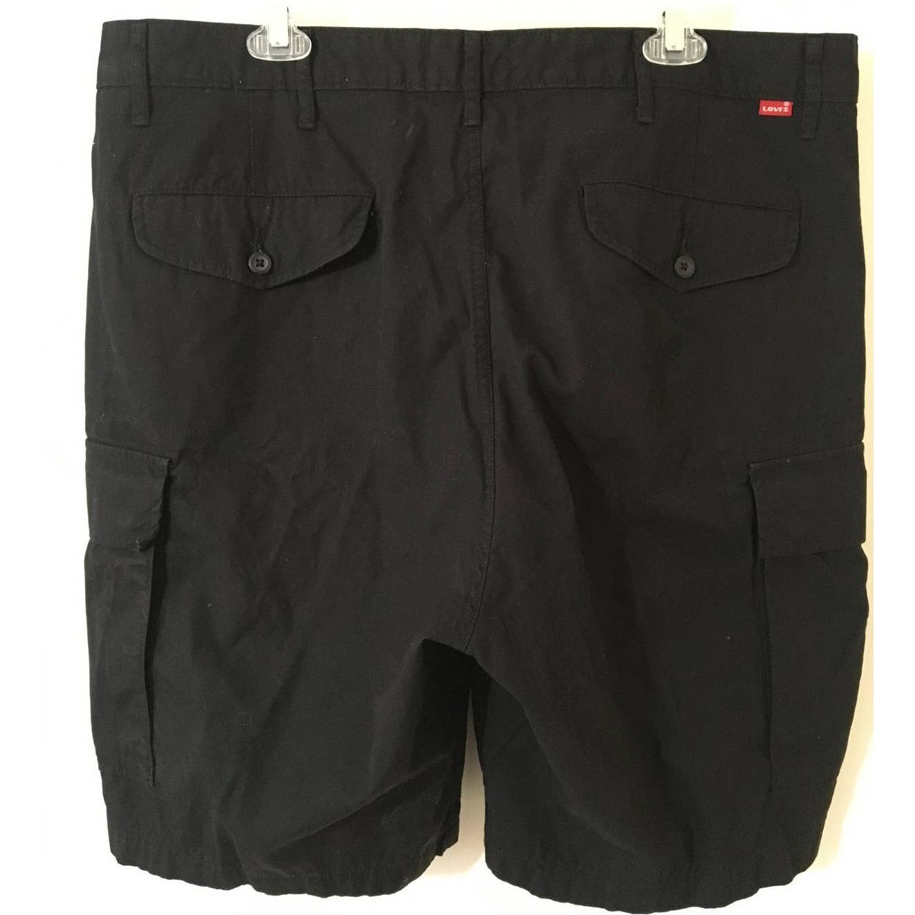 Levi's NWOT Levi's Two Horse Brand Waterless 38 Black Cargo Shorts Size US 38 / EU 54 - 2 Thumbnail