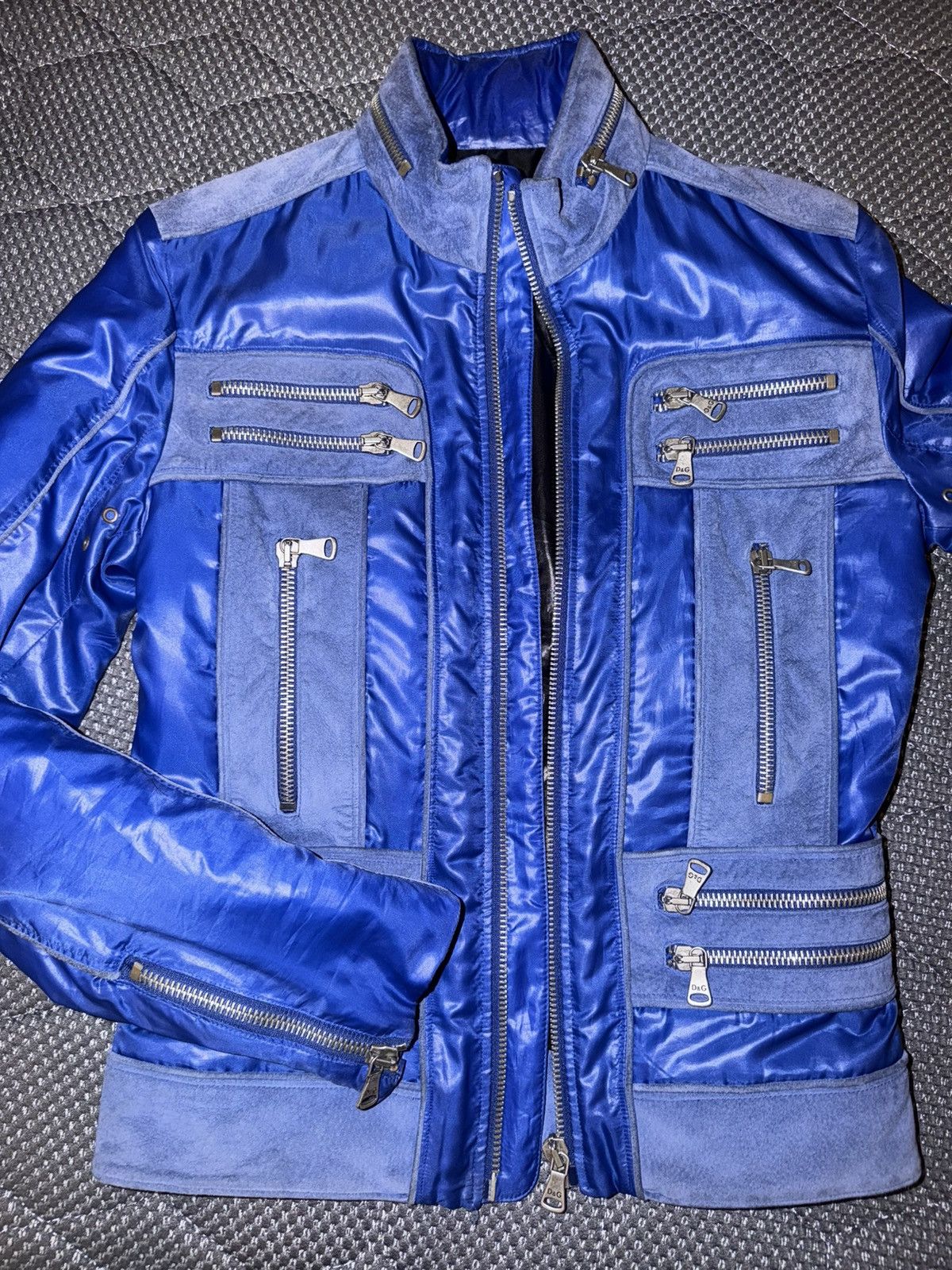 Dolce & Gabbana Dolce Gabbana D&G DG Collection - Blue Jacket AW07 Size US M / EU 48-50 / 2 - 6 Thumbnail