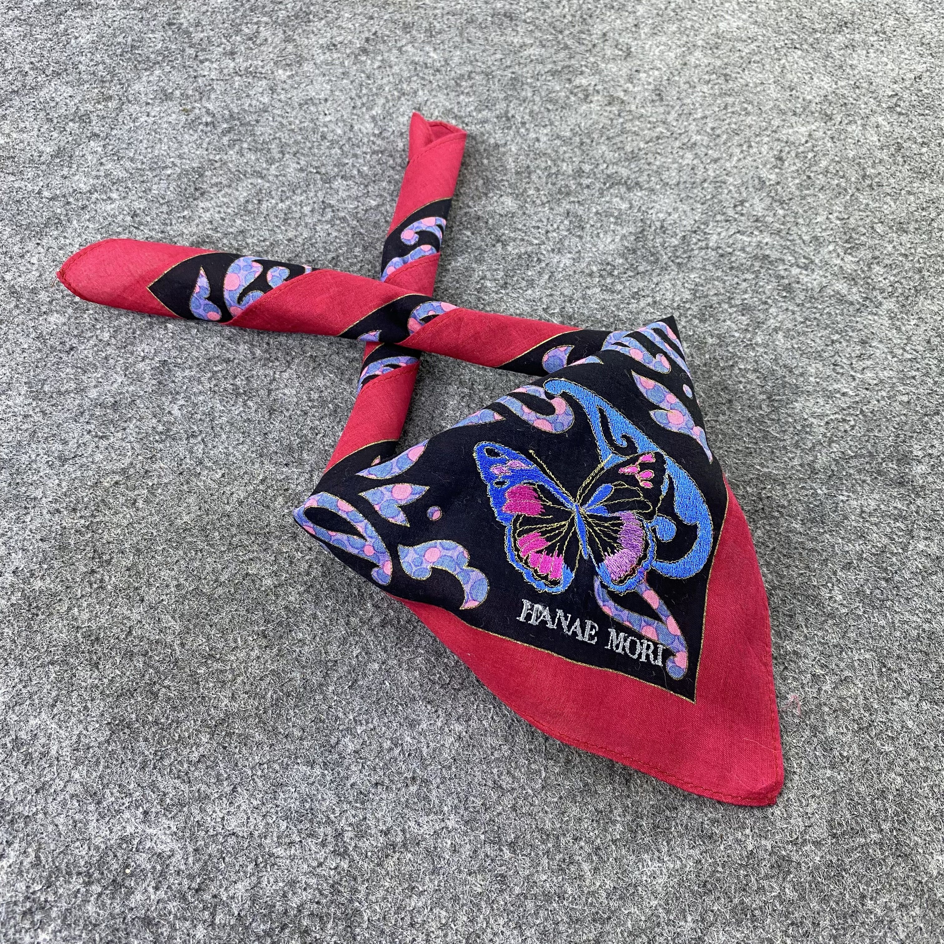 Hanae Mori Hanae Mori Handkerchief / Bandana / Neckerchief-B1291 Size ONE SIZE - 1 Thumbnail