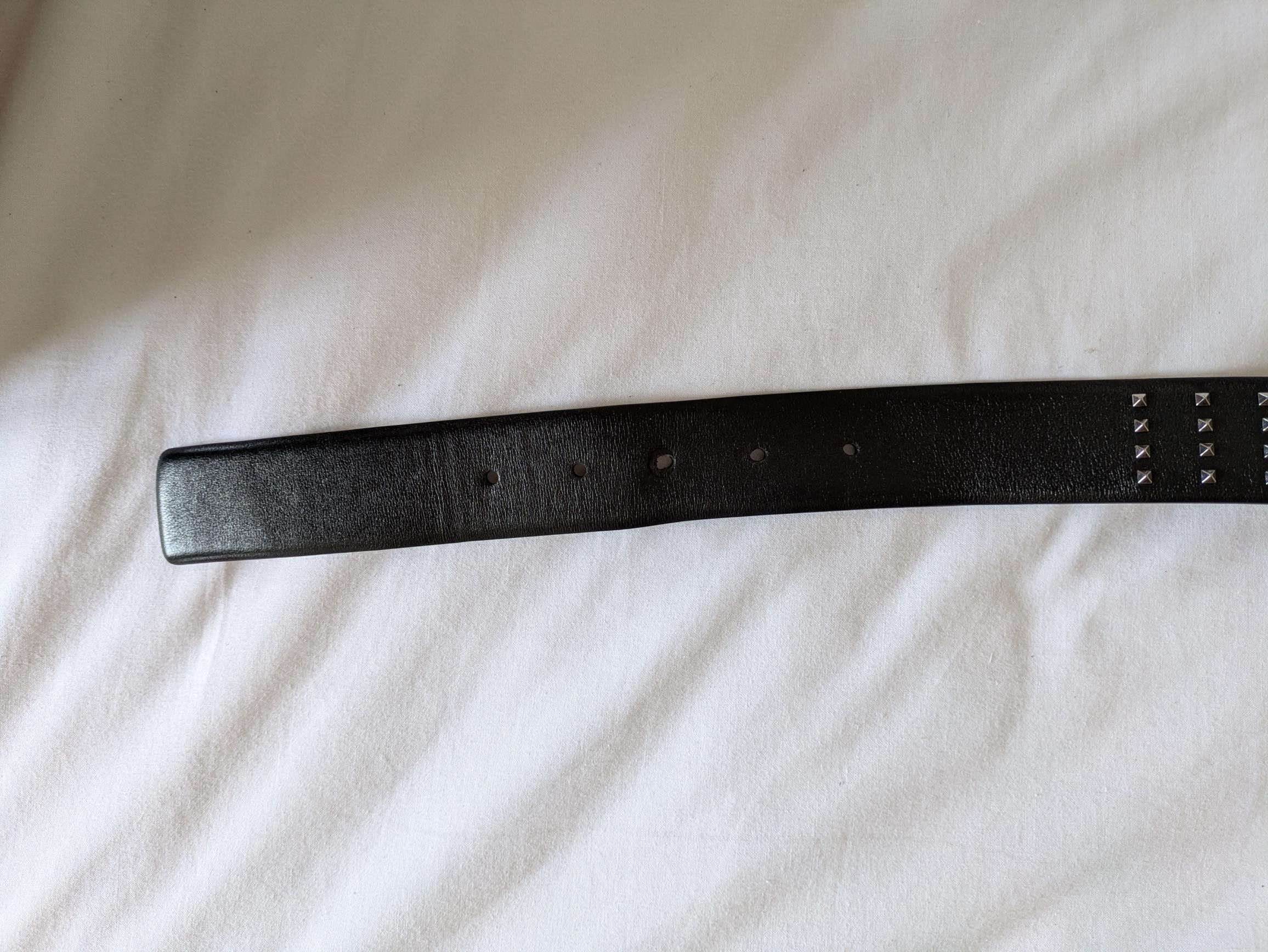 Valentino Valentino "VLTN" Studded Belt Size 36 Fits 32 Waist Size 36 - 3 Thumbnail