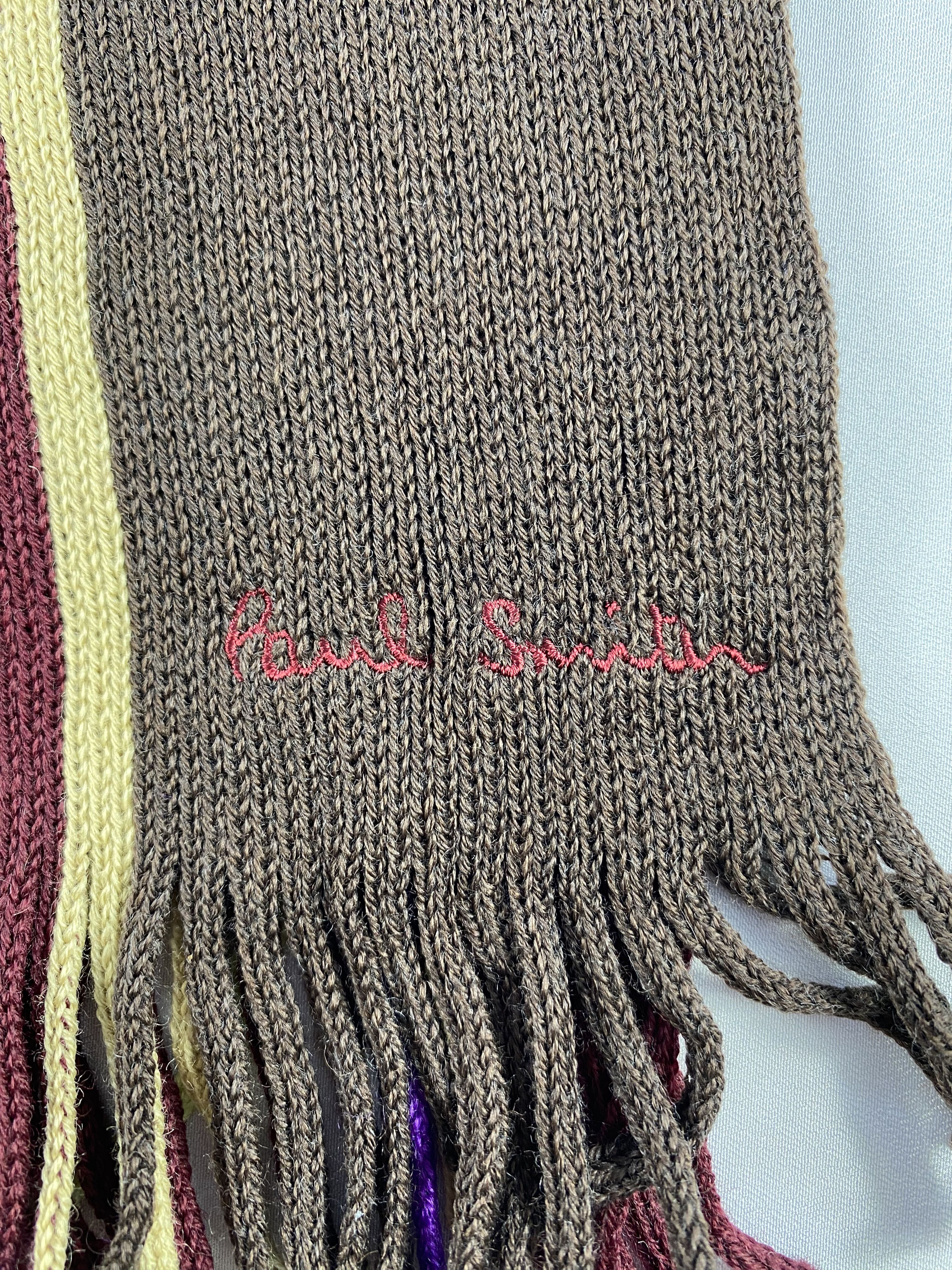 Paul Smith × Vintage Paul Smith Scarf / Muffler / Neckwear Size ONE SIZE - 2 Thumbnail