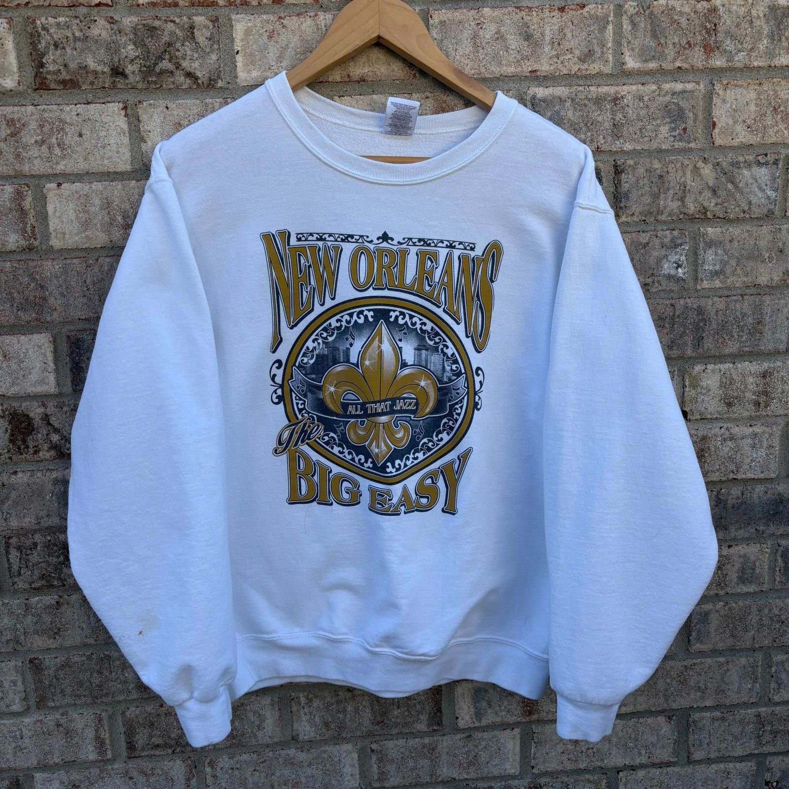 Jerzees Vintage New Orleans Saints sweatshirt Size US M / EU 48-50 / 2 - 1 Thumbnail