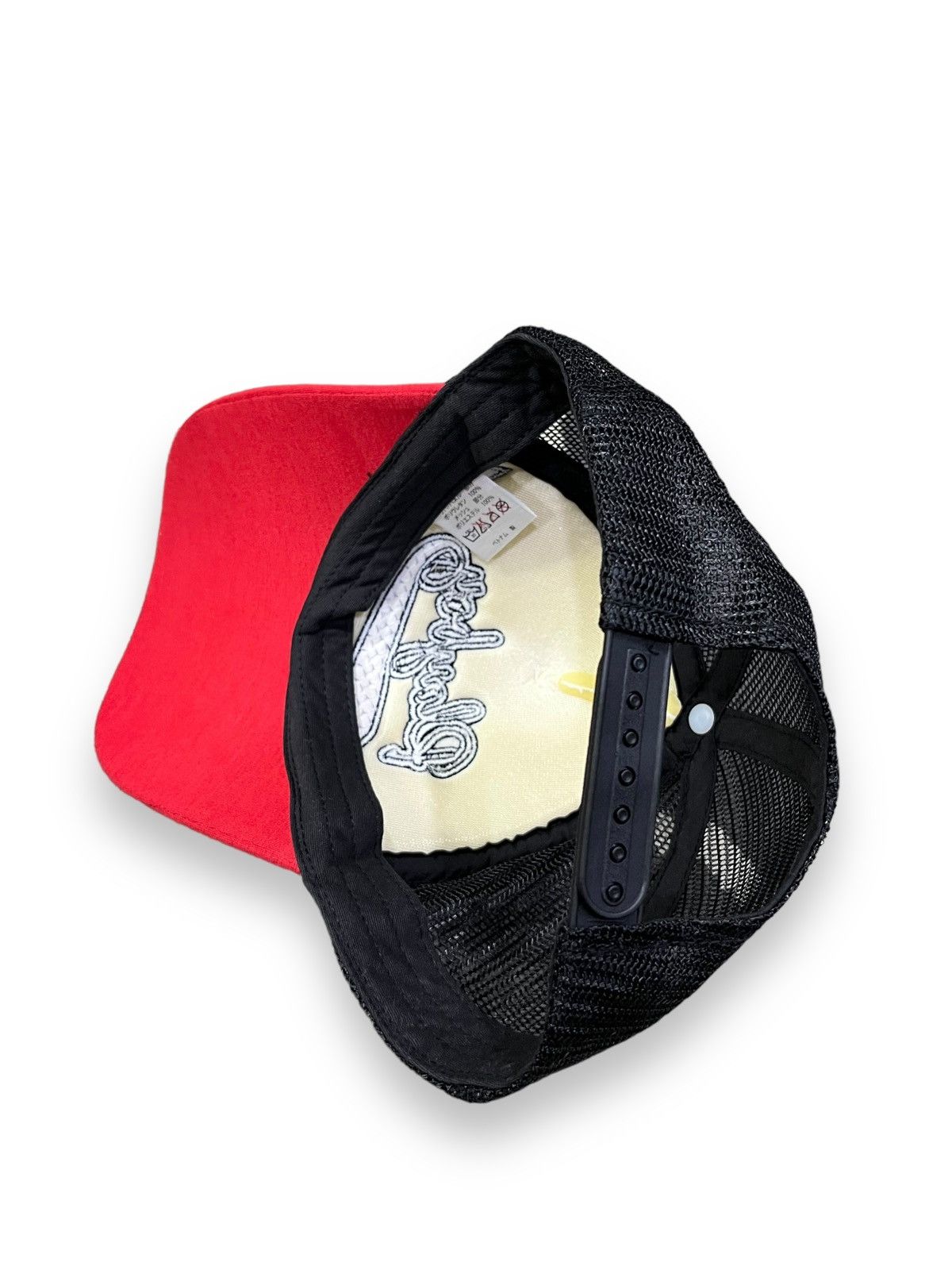 Playboy DOPE🔥PLAYBOY BUNNY Tri-Color Spell-Out Snapback Trucker Hat Size ONE SIZE - 9 Thumbnail