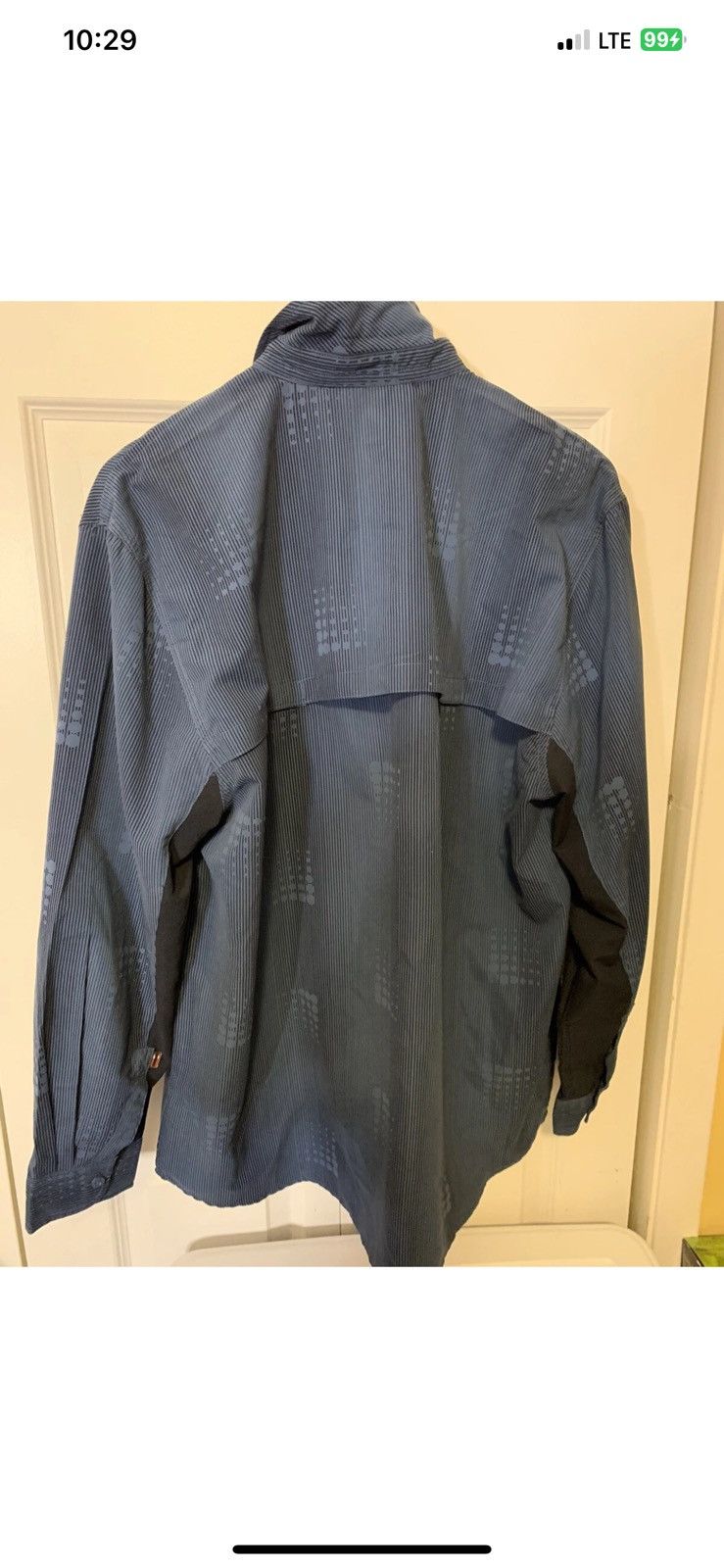 Bugle Boy Bugle Boy Jean Company Mens Sz L Shirt Blue Zip Pocket Rare Size US L / EU 52-54 / 3 - 8 Thumbnail