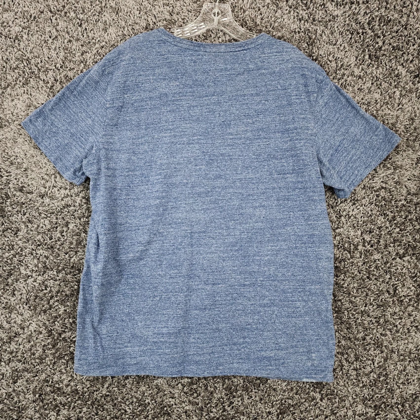 Polo Ralph Lauren Polo Ralph Lauren T-Shirt V-Neck, Short Sleeve, Blue, XL, Men Size US XL / EU 56 / 4 - 4 Thumbnail