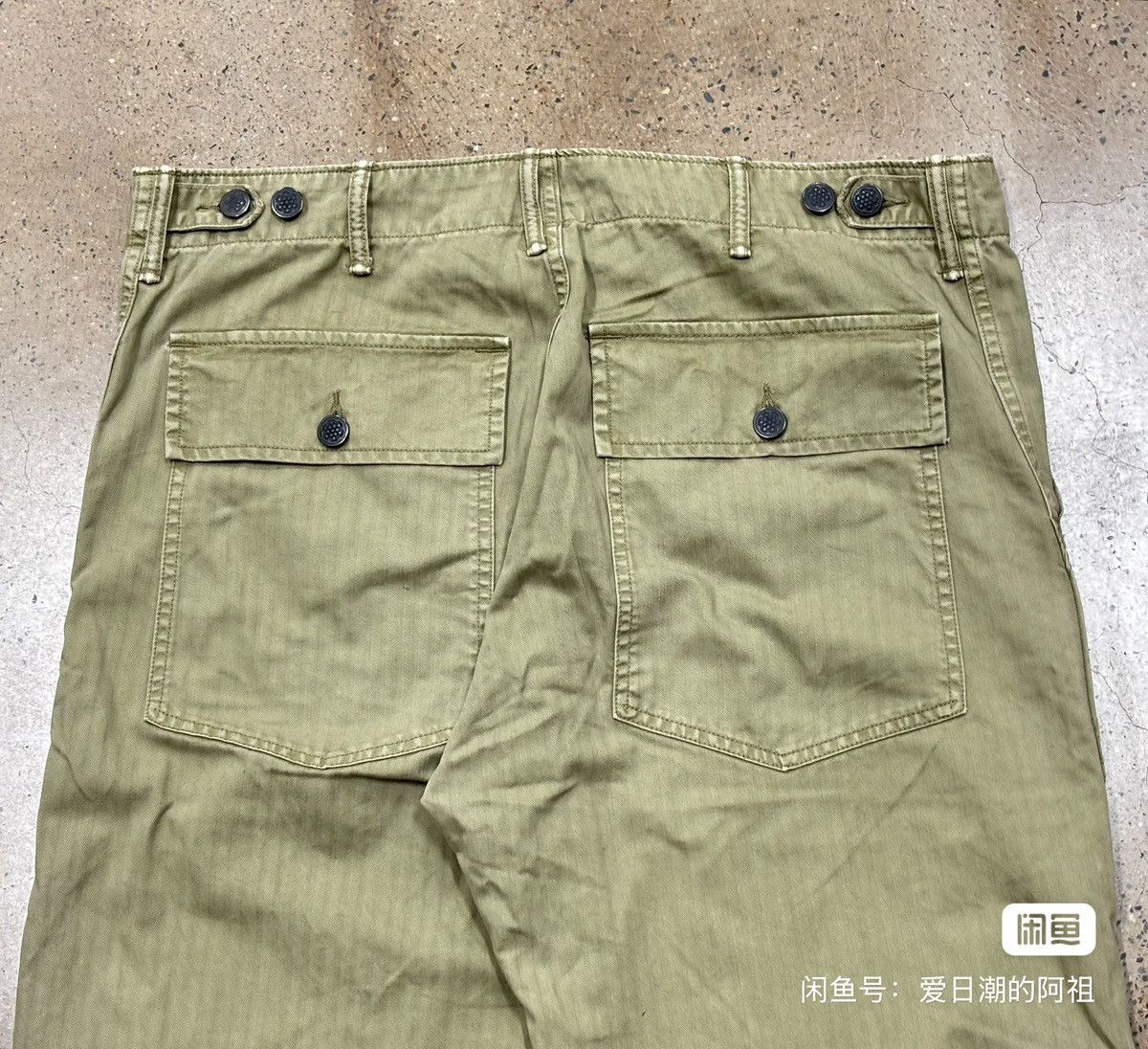 RRL Ralph Lauren RRL Double RL Herringbone Utility Trouser Size US 32 / EU 48 - 7 Thumbnail