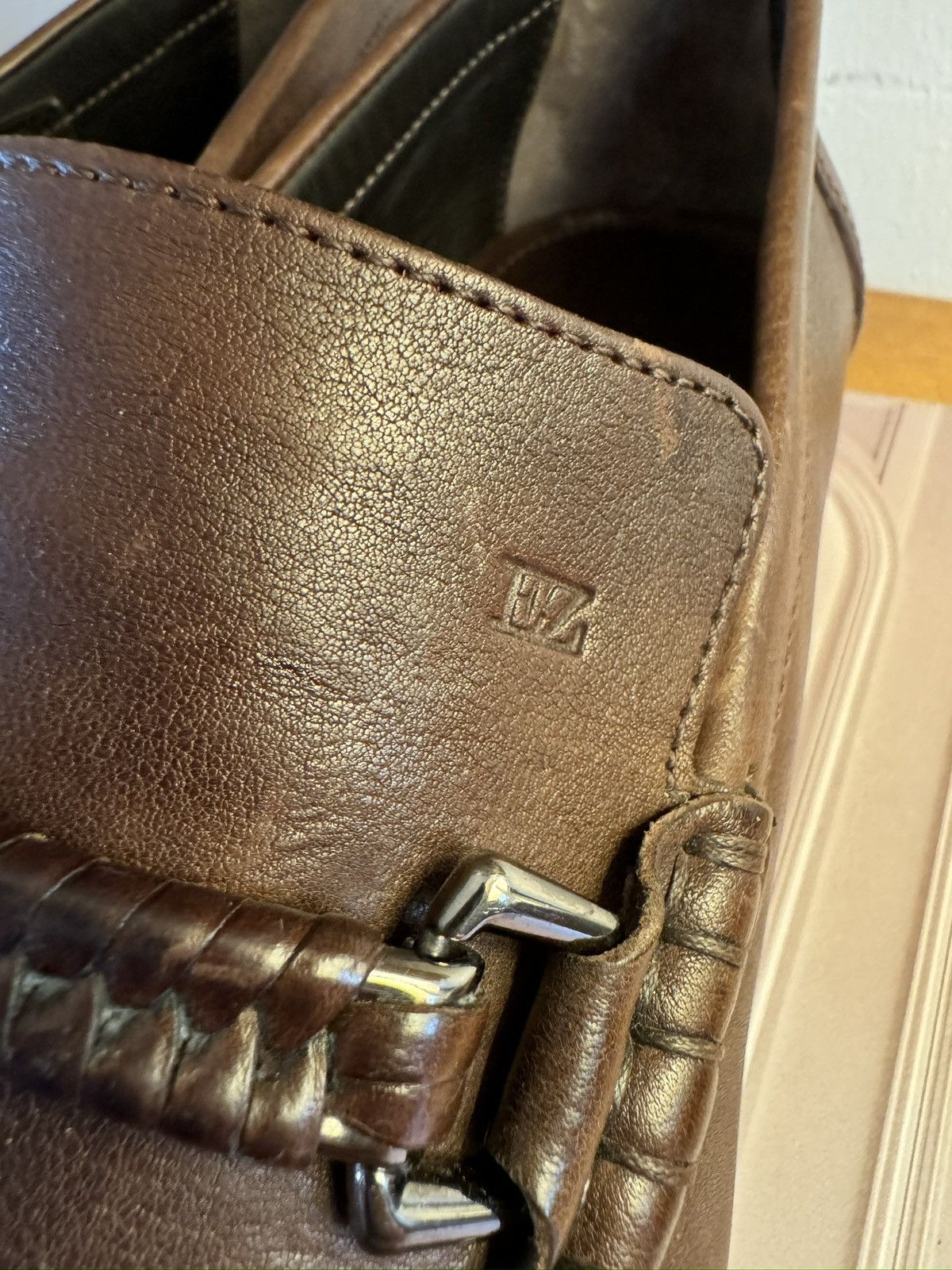 Ermenegildo Zegna Ermenegildo Zegna horsebit mock toe loafer Size 8 1/2 Size US 9.5 / EU 42-43 - 4 Thumbnail