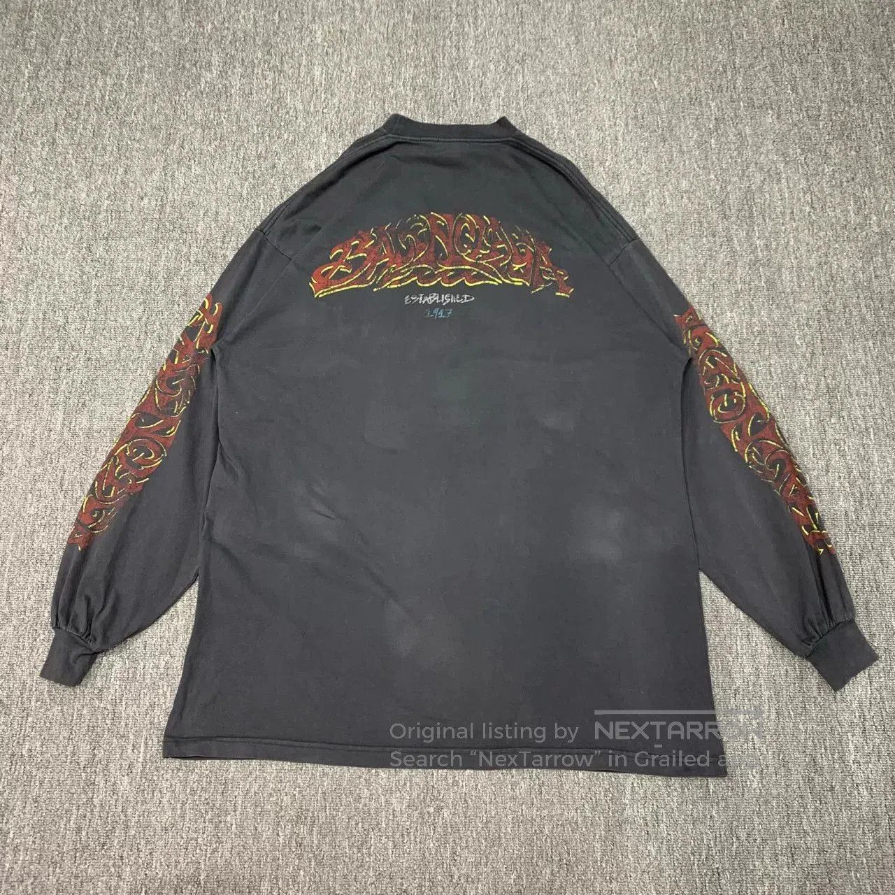 Balenciaga Balenciaga Flame Disaster Sweatshirt. Size US XS / EU 42 / 0 - 2 Thumbnail