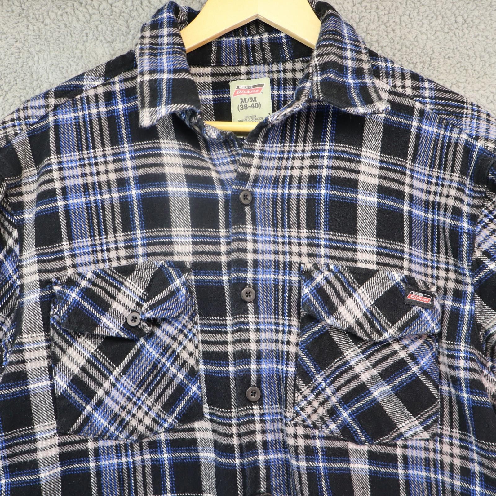 Dickies Dickies Heavy Cotton Flannel Work Shirt Medium 38 40 Size US M / EU 48-50 / 2 - 2 Thumbnail