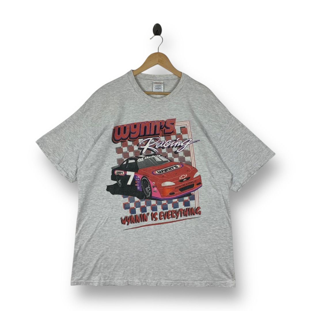 NASCAR Vintage WYNNS RACING oil nascar tees Size US XL / EU 56 / 4 - 1 Thumbnail