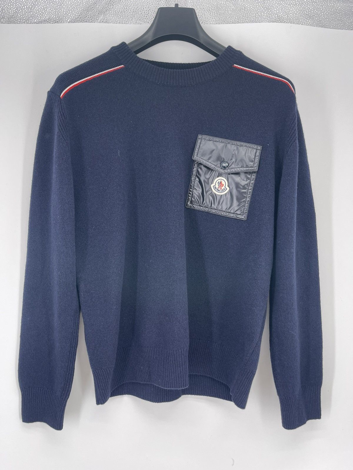 Moncler Moncler Girocollo Tricot Jumper Size M Size US M / EU 48-50 / 2 - 1 Thumbnail