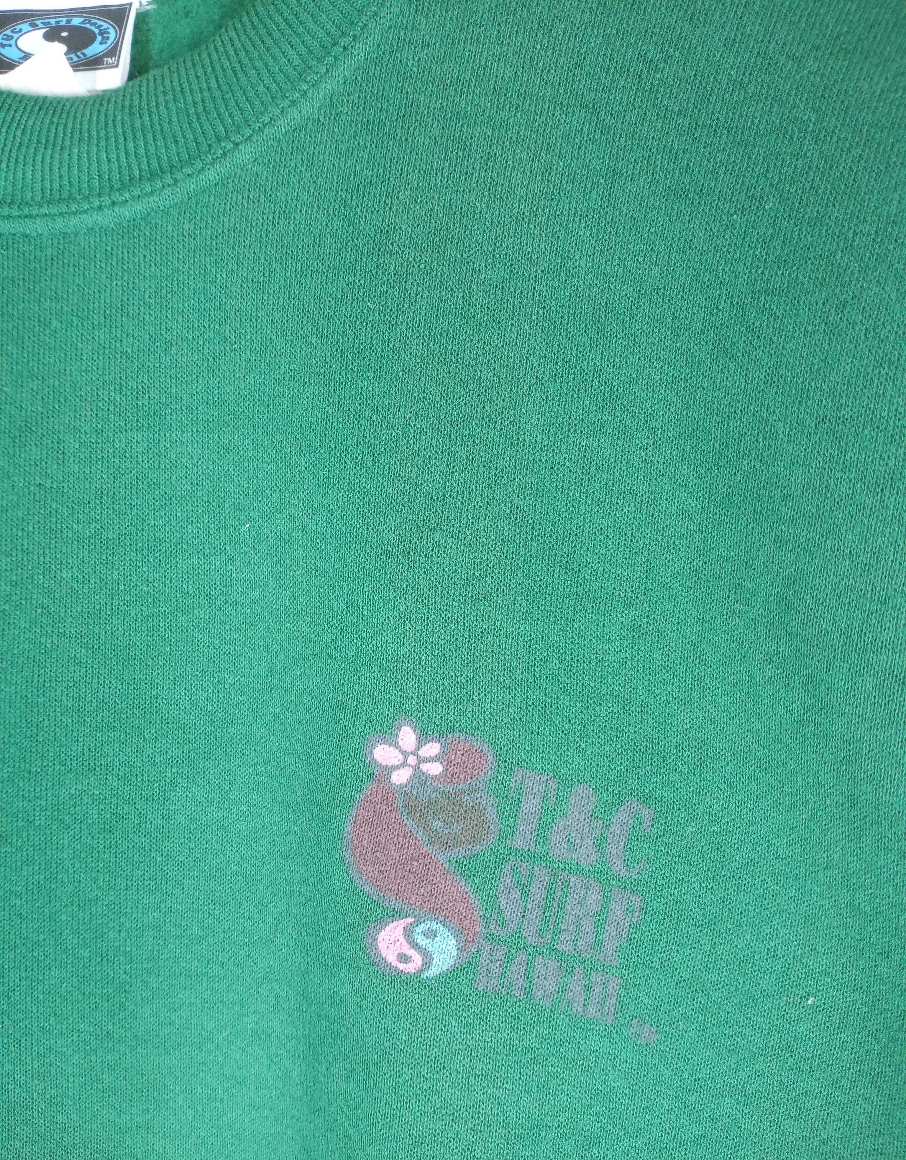 Ron Jon Surf Shop Rare Vintage 90s T&C Surf Hawaii Crewneck Sweatshirt Size US XL / EU 56 / 4 - 5 Thumbnail