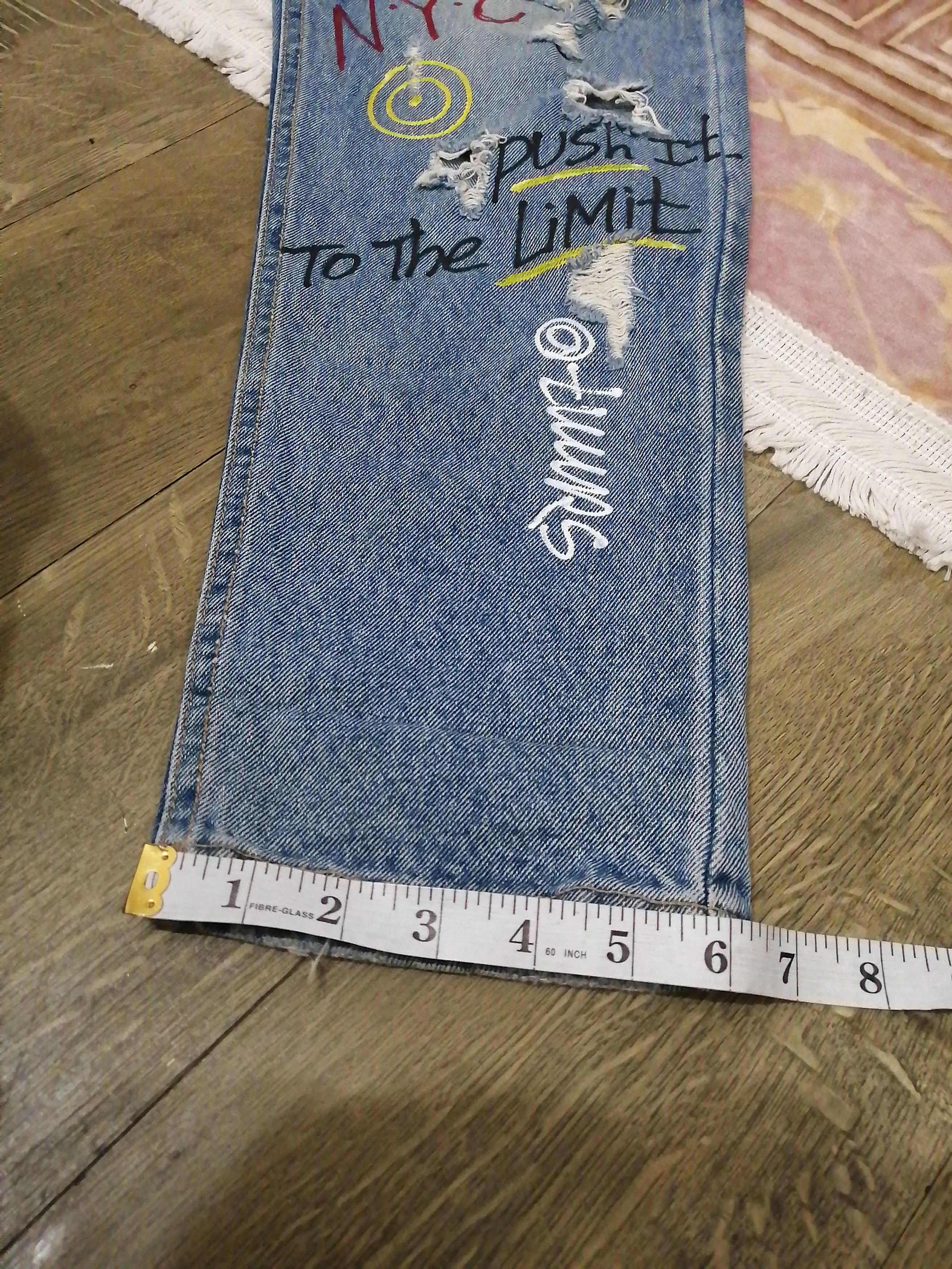 Other GALLIS ADDICTION GARMENTS DISTRESSED DENIM Size US 36 / EU 52 - 12 Thumbnail