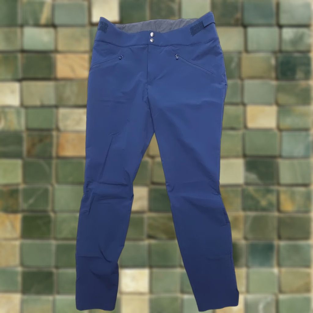 Vintage Norrona Falketind Flex1 Slim Pants Womens XL Blue Hiking Softshell EUC Regular Inseam 31in Size 40" / US 18 - 1 Thumbnail