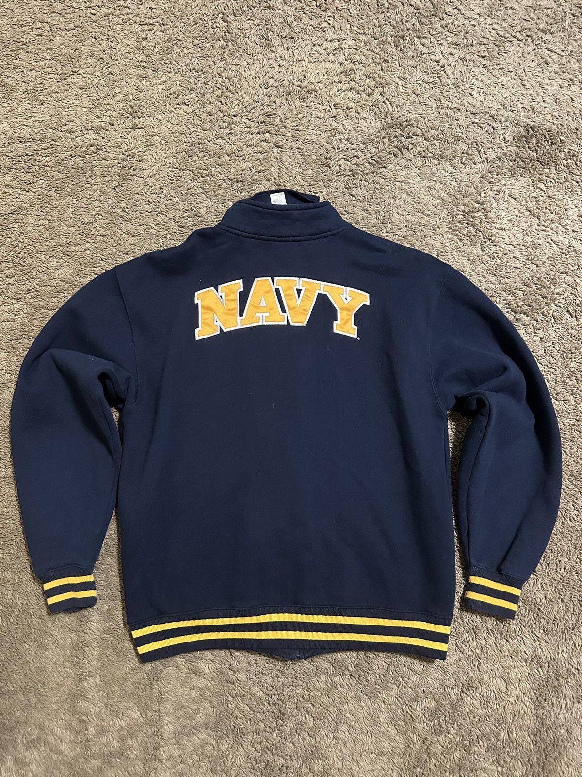 Champion × NCAA × Vintage Vintage Champion Navy university sweater 00s size large Size US L / EU 52-54 / 3 - 1 Thumbnail