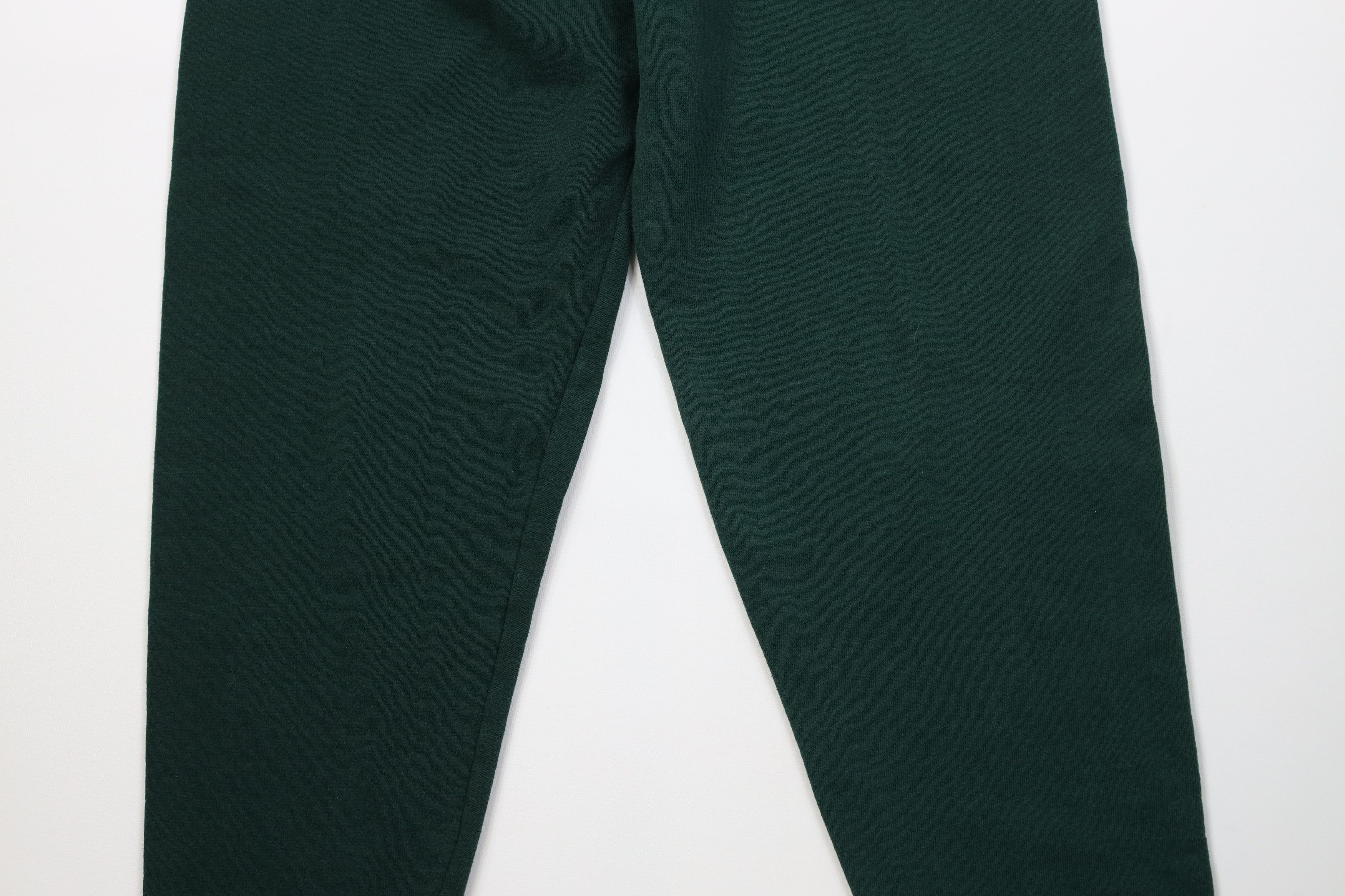 Vintage Vintage 90s Streetwear Blank Sweatpants Joggers Pants Green Size 28" / US 6 / IT 42 - 3 Thumbnail