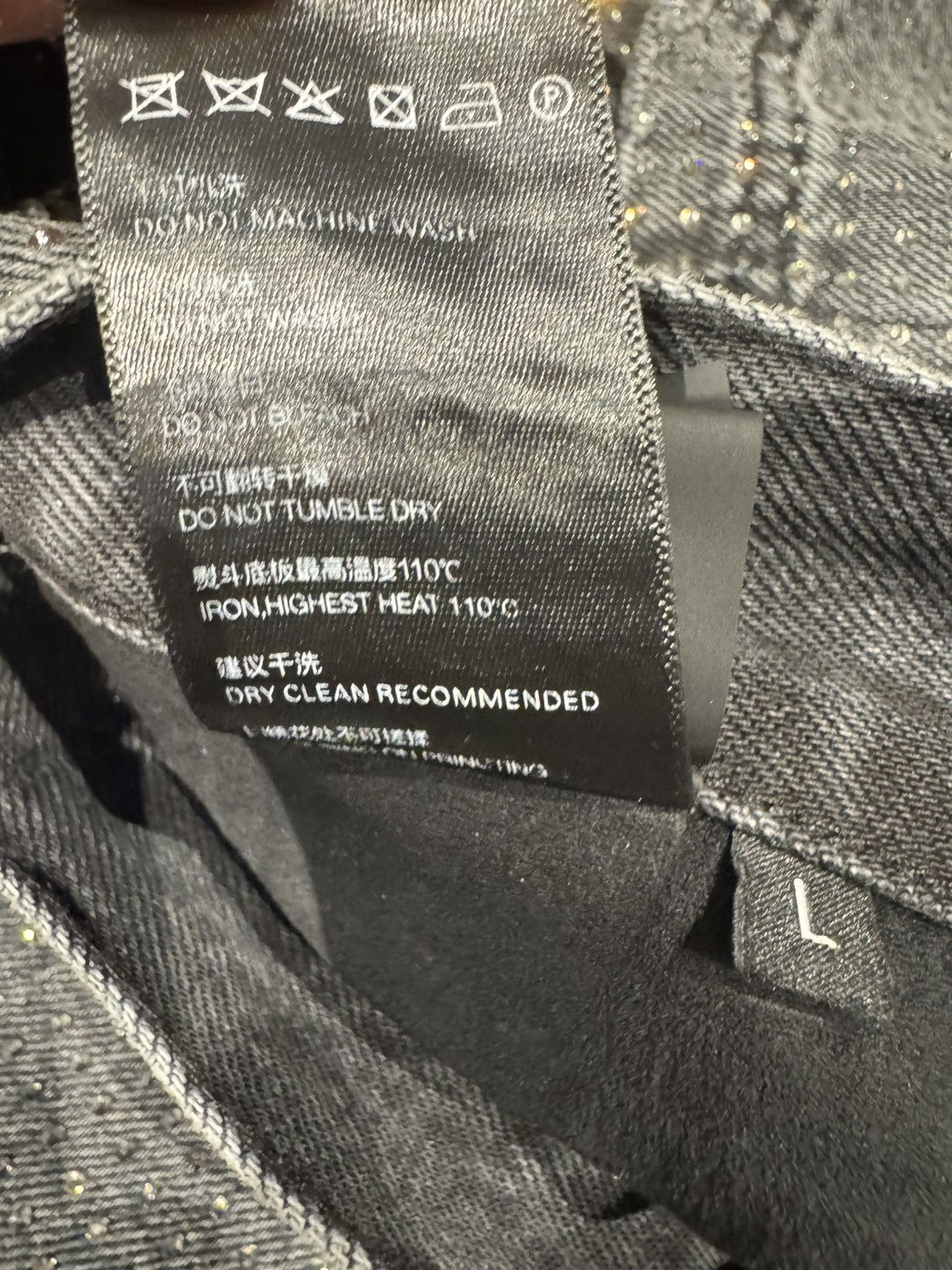 Birth of Royal Child Birth Of Royal Child 20K Swarovski Diamond 3D Printing Jeans Size US 34 / EU 50 - 5 Thumbnail