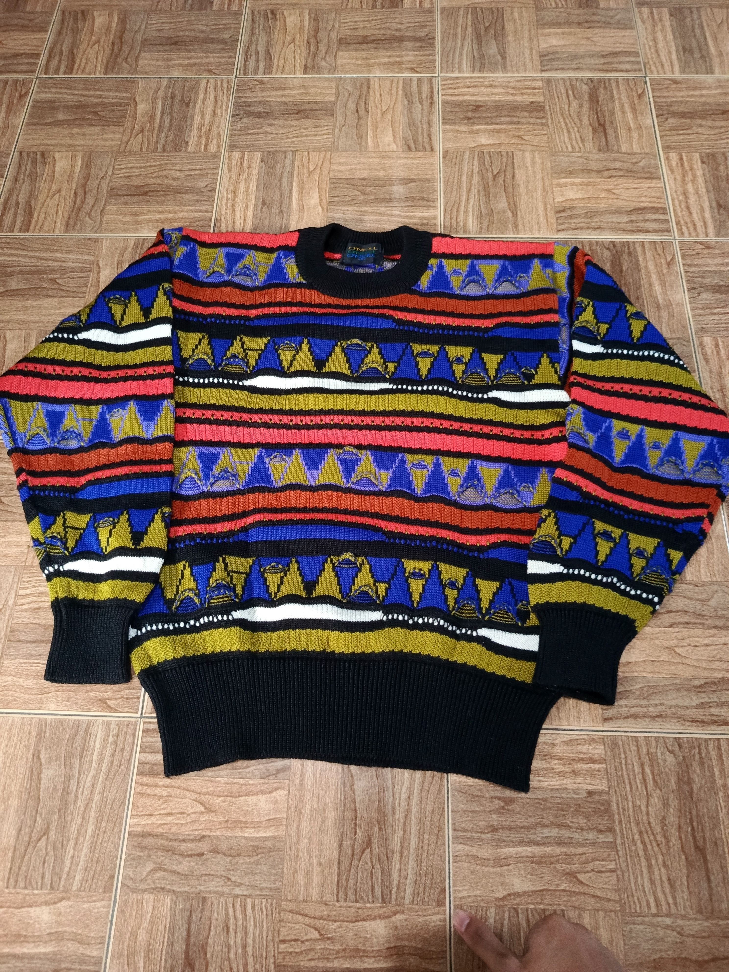 O'Neill 🔥Rare 90s O’Neill Surfwear Knit – true vintage surf Size US L / EU 52-54 / 3 - 1 Thumbnail