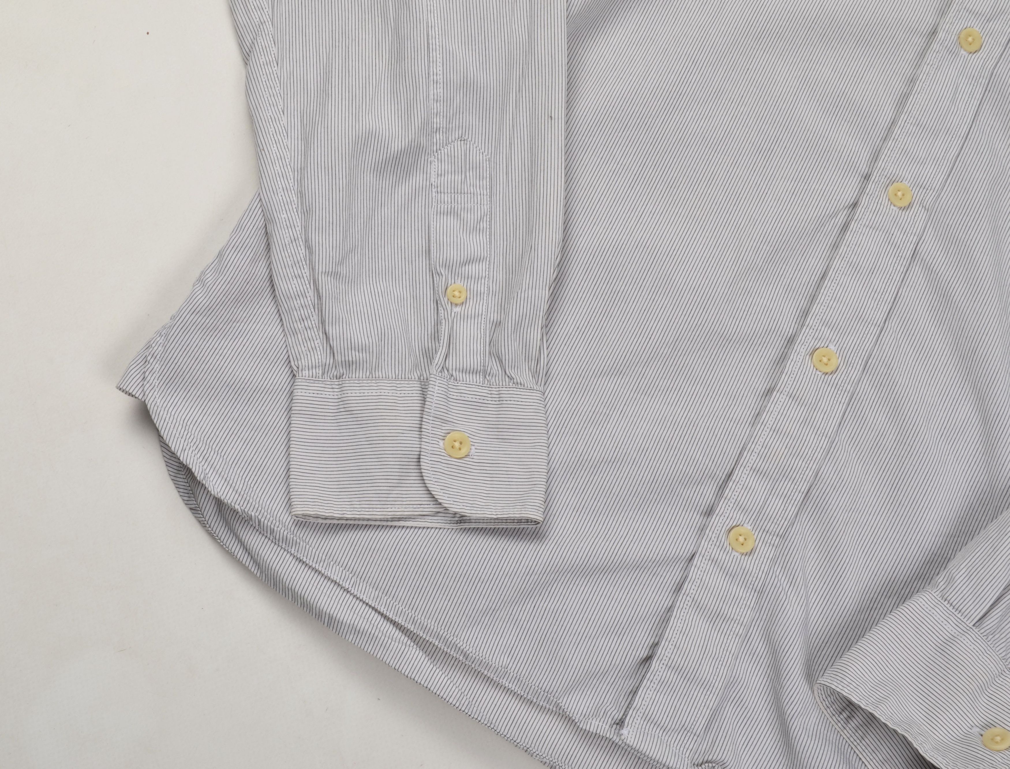 Allsaints Allsaints Men's Striped Long Sleeve Button Up Shirt Size US M / EU 48-50 / 2 - 3 Thumbnail