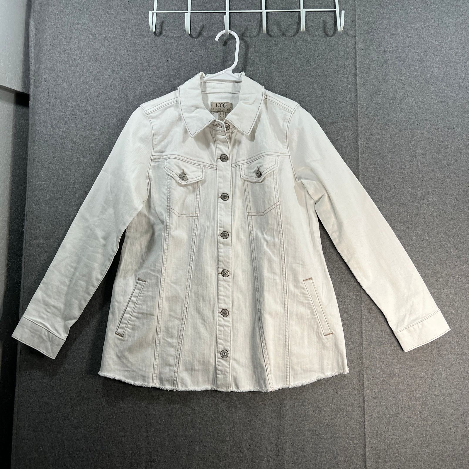Other LOGO by Lori Goldstein Jeans Jacket Womens Size M / US 6-8 / IT 42-44 - 2 Thumbnail