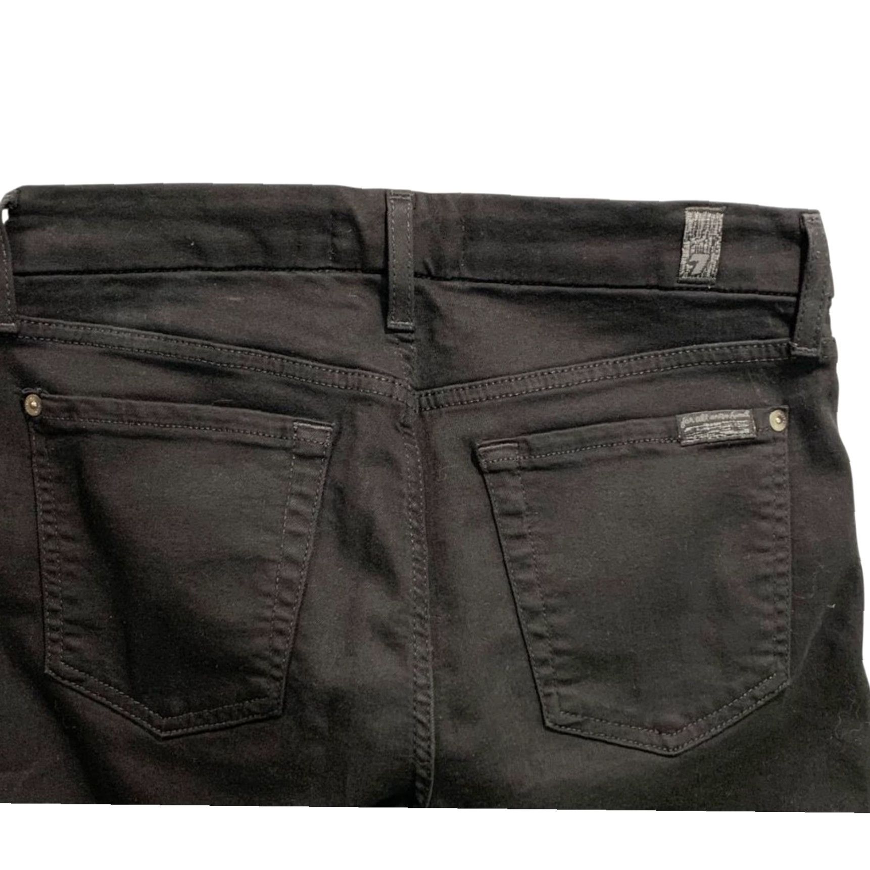 7 For All Mankind 7 For All Mankind Black The Ankle Skinny Jeans Womens Size 27 Size 27" / US 4 / IT 40 - 6 Thumbnail