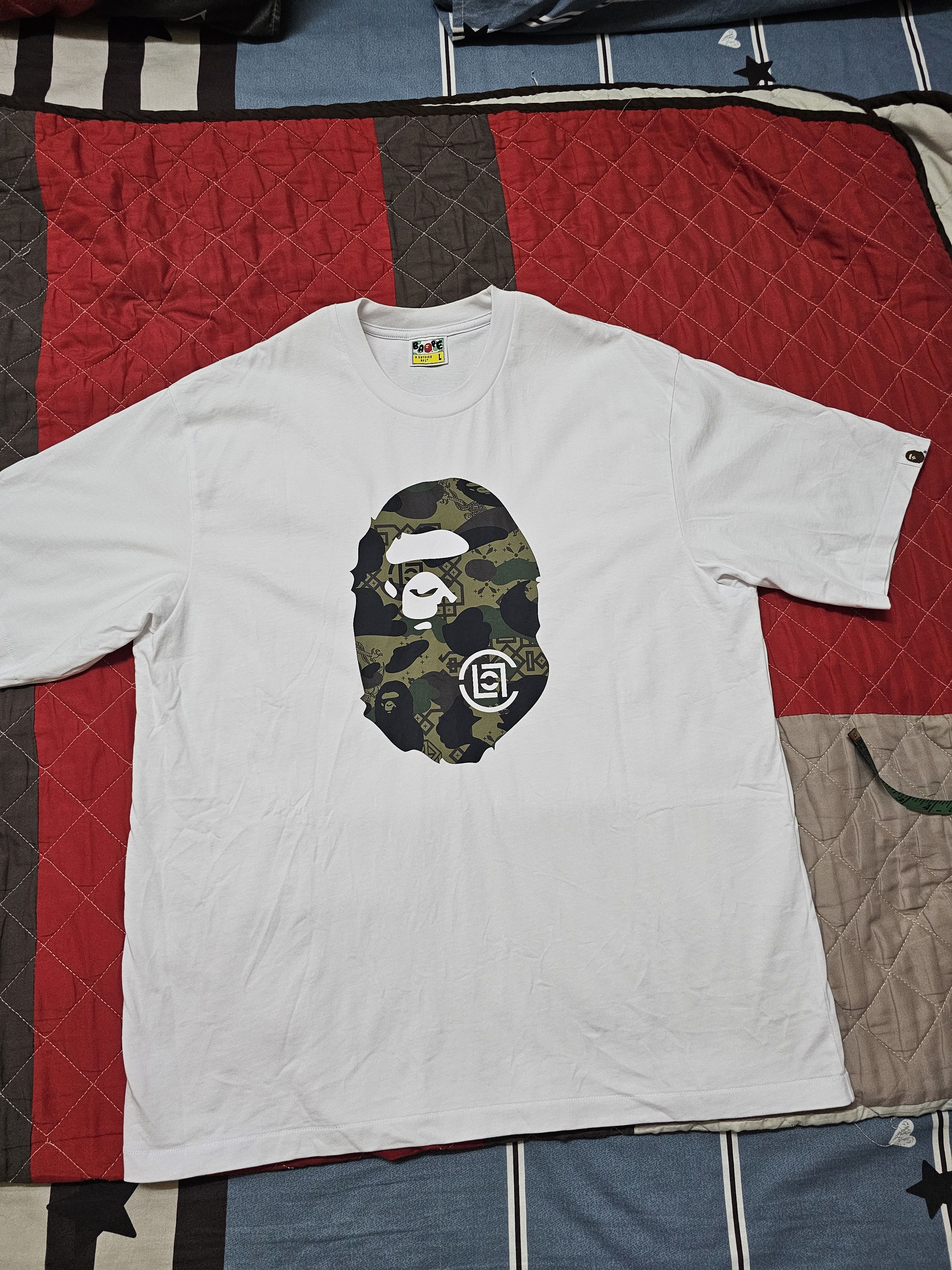 Bape × CLOT Bape clot tee size L Size US L / EU 52-54 / 3 - 1 Thumbnail