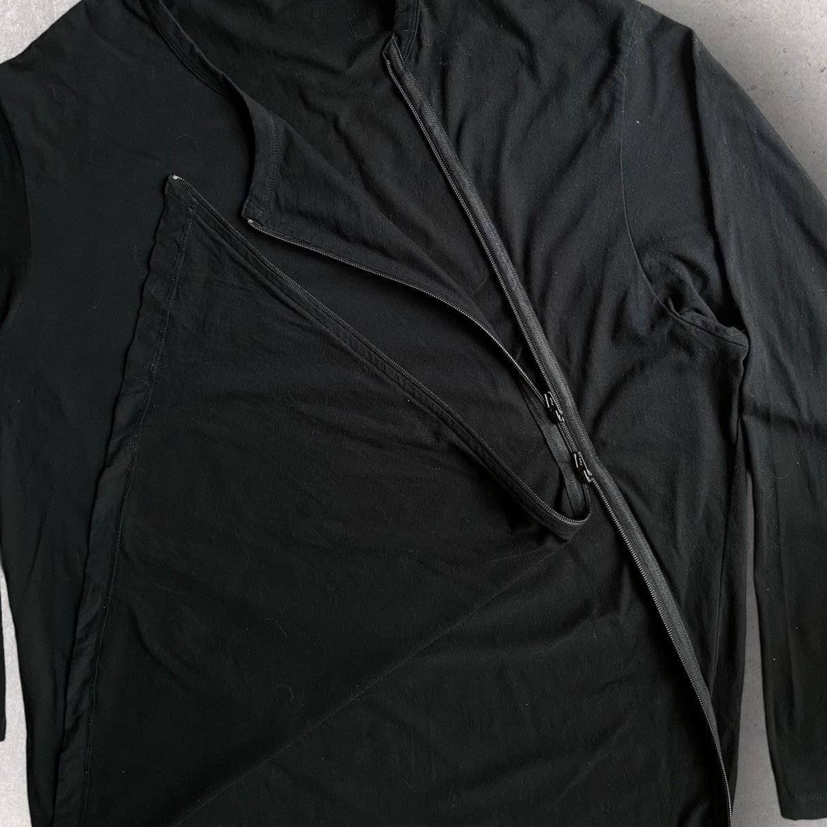 Yohji Yamamoto Ground Y Zip Asymmetric Oversized L/S Size US L / EU 52-54 / 3 - 6 Thumbnail