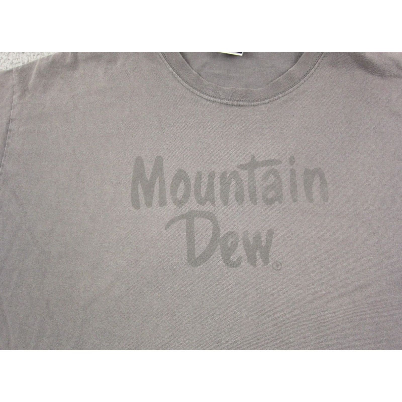 Vintage VINTAGE Mountain Dew Shirt Adult XL Gray Mens Soda It'll Tickle 90s Size US XL / EU 56 / 4 - 2 Thumbnail