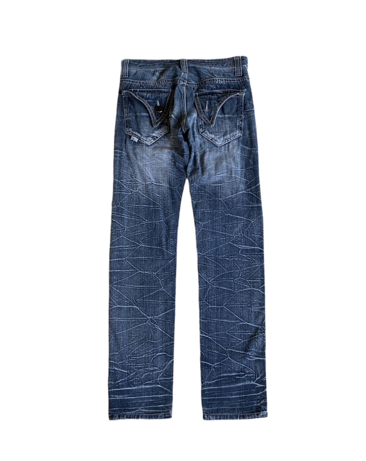 14th Addiction × Hysteric Glamour × If Six Was Nine Blow bye blue punks Jeans Size US 30 / EU 46 - 2 Thumbnail