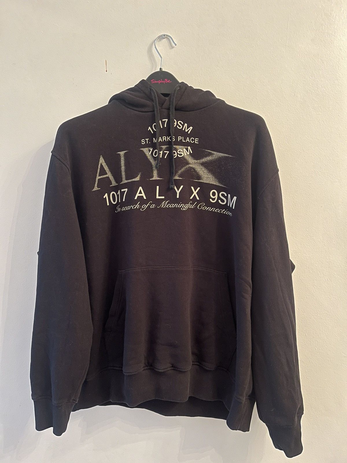 image of 1017 Alyx 9Sm Alyx 1017 St.marks Place Hoodie in Black, Men's (Size XS)