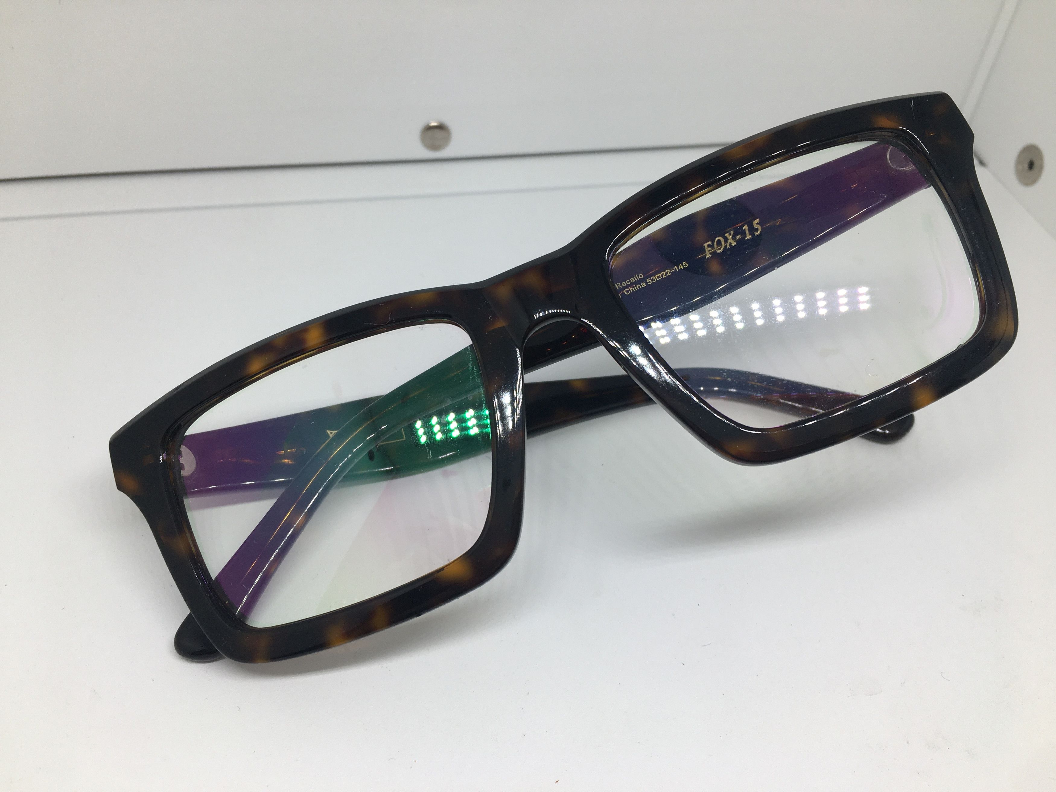 Other Recalio FOX-15 Tortoise Eyeglasses Frame Size ONE SIZE - 7 Thumbnail