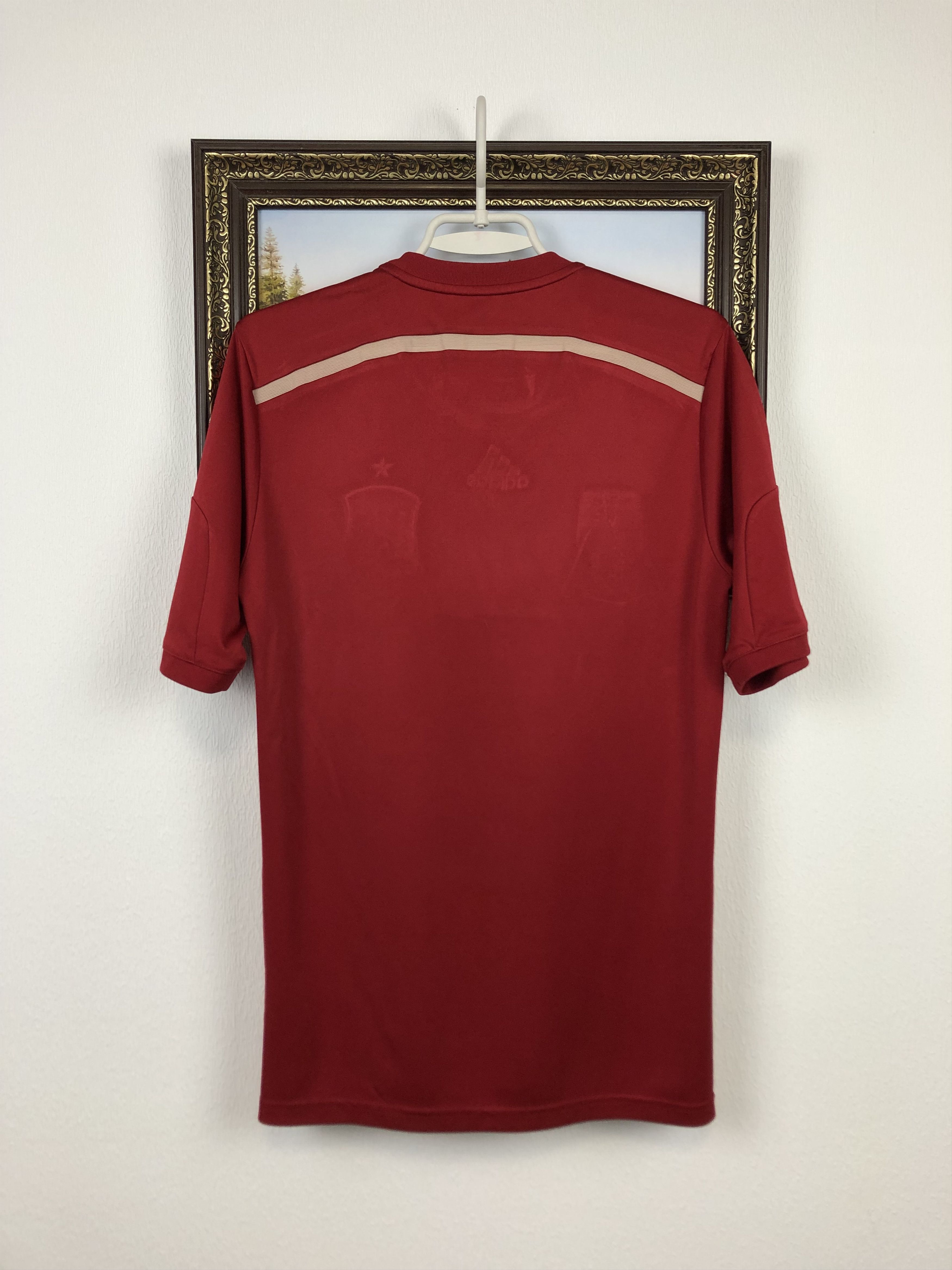 Adidas Spain Home football shirt 2014 Soccer Adidas Jersey Rare Size US S / EU 44-46 / 1 - 12 Thumbnail