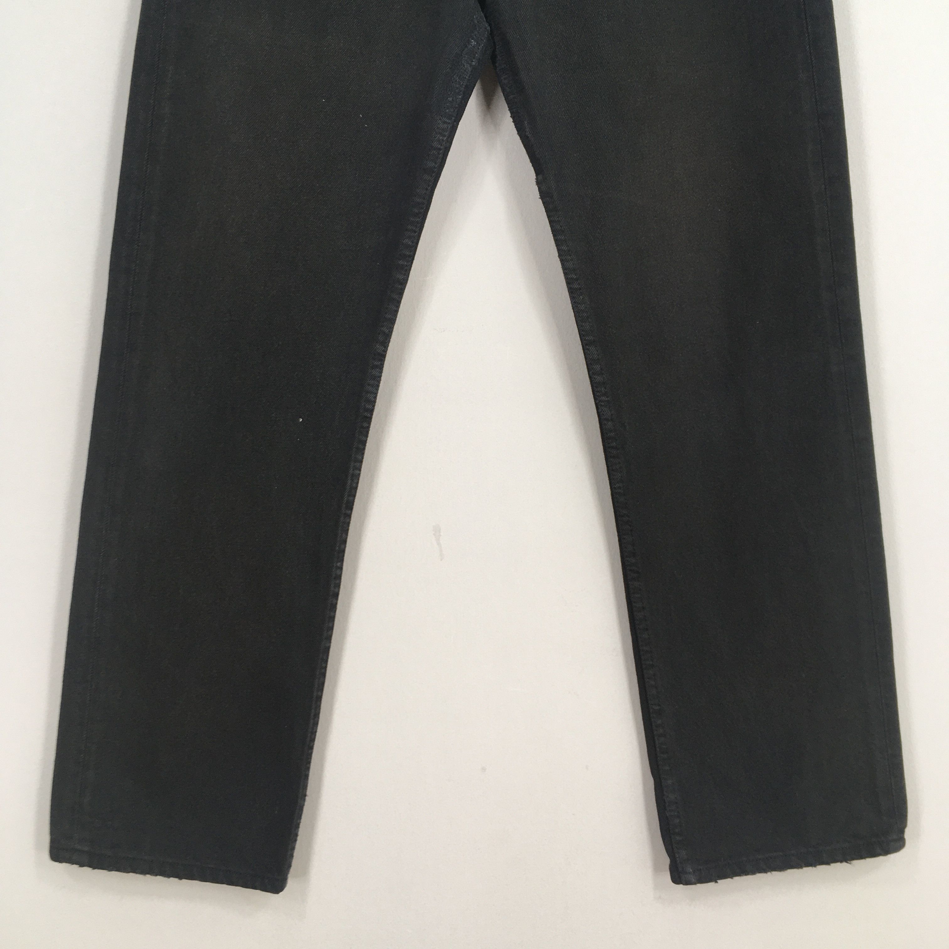 Levi's Size 30x29.5 Vintage 90s Levi's 501 Black Jeans S341 Size US 30 / EU 46 - 4 Thumbnail