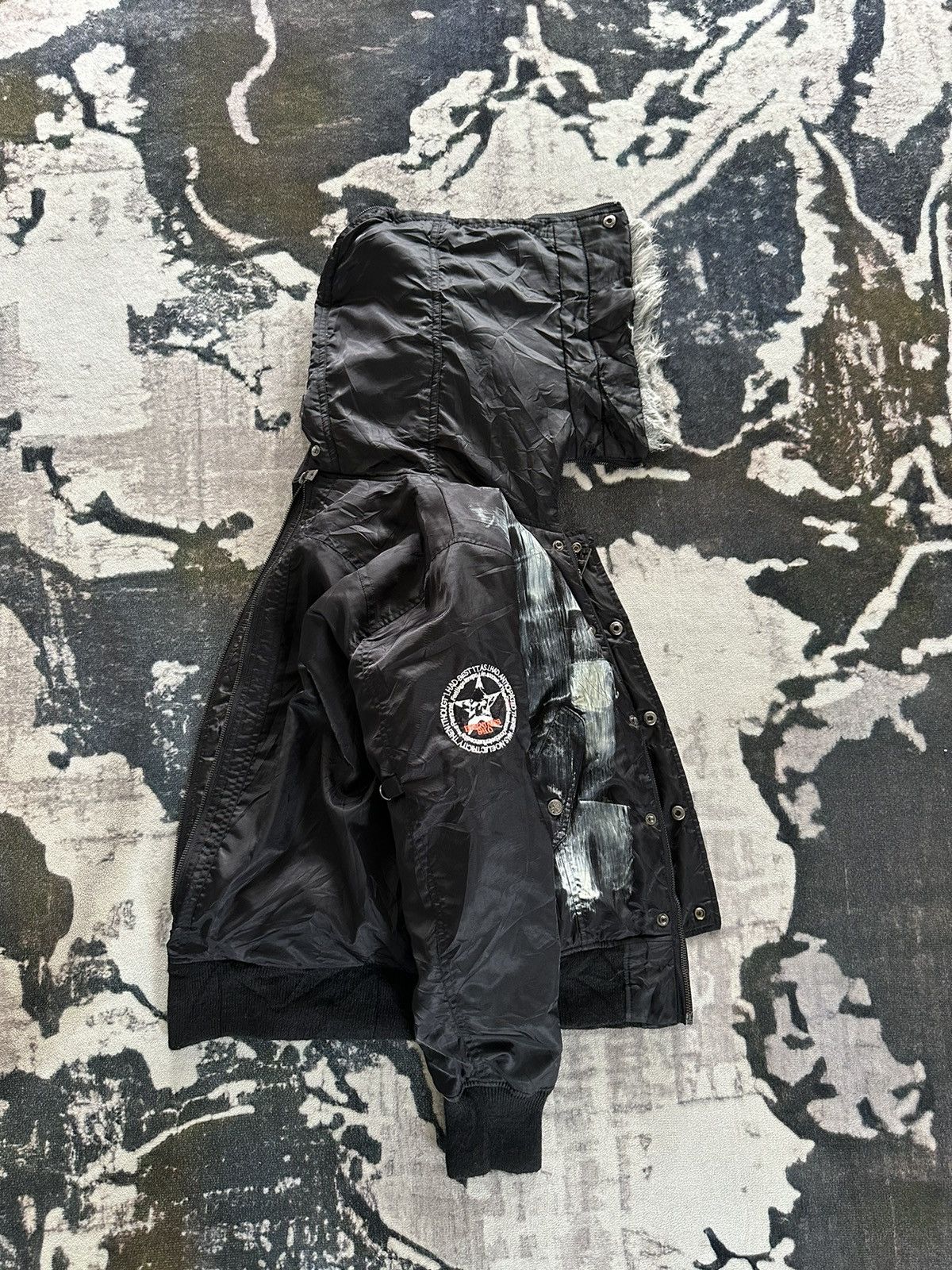 BERNINGS SHO 00’s Berning Sho punk bomber zipper jacket Size US M / EU 48-50 / 2 - 6 Thumbnail