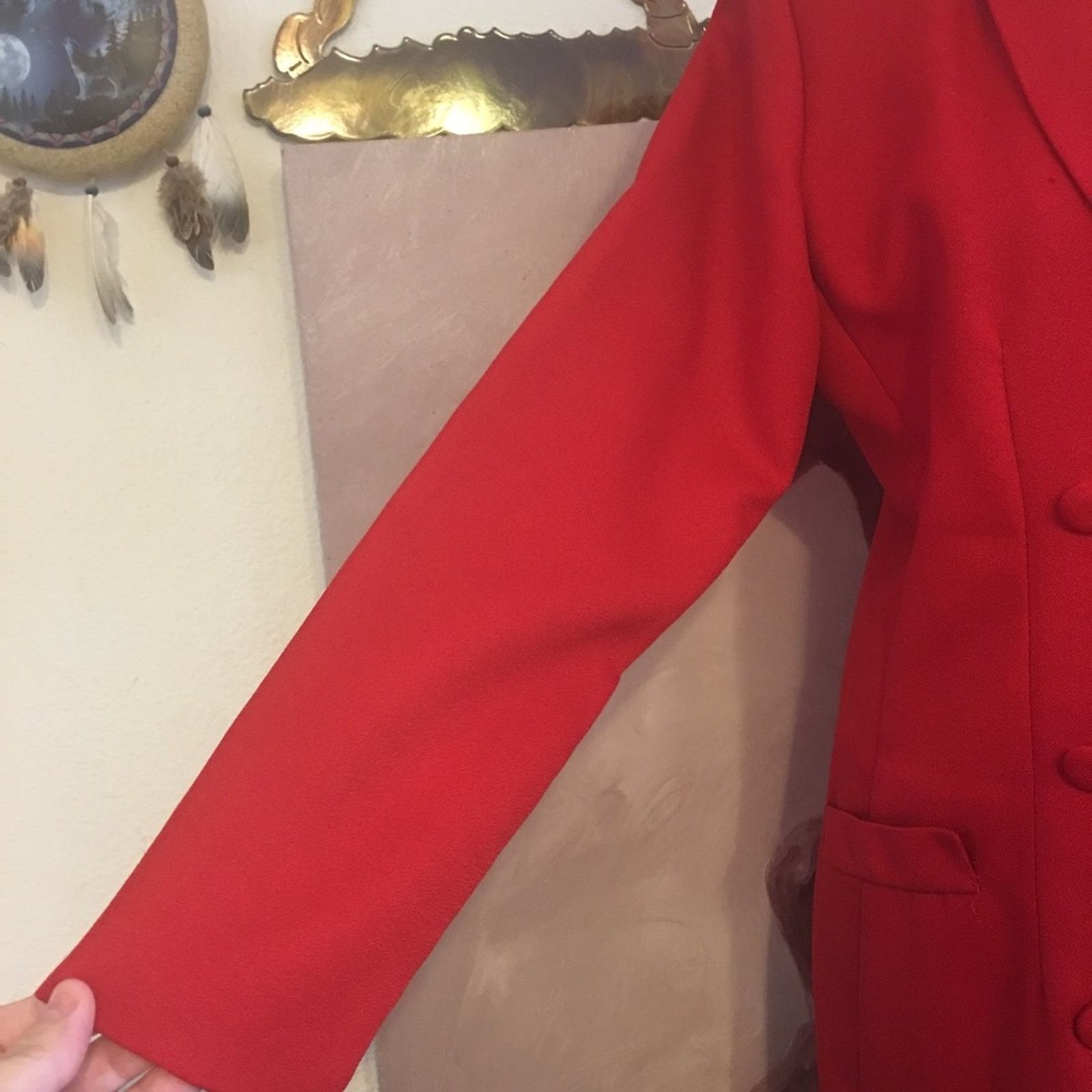 Vintage Vintage Tower Hill red double breasted skirt suit Size M / US 6-8 / IT 42-44 - 3 Thumbnail