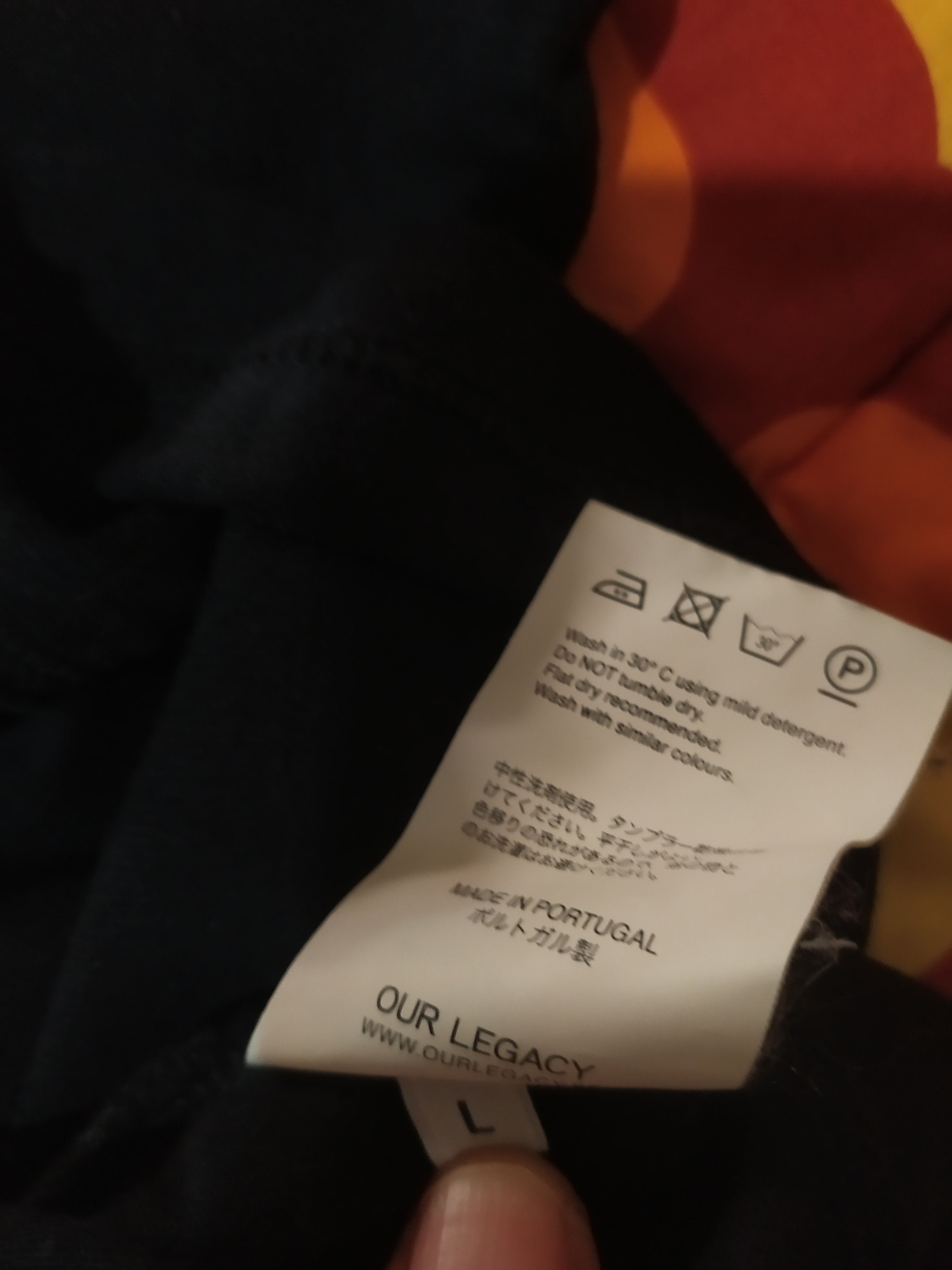 Our Legacy OUR LEGACY SWEATSHIRT BLACK SIZE 50(L) Size US M / EU 48-50 / 2 - 5 Thumbnail