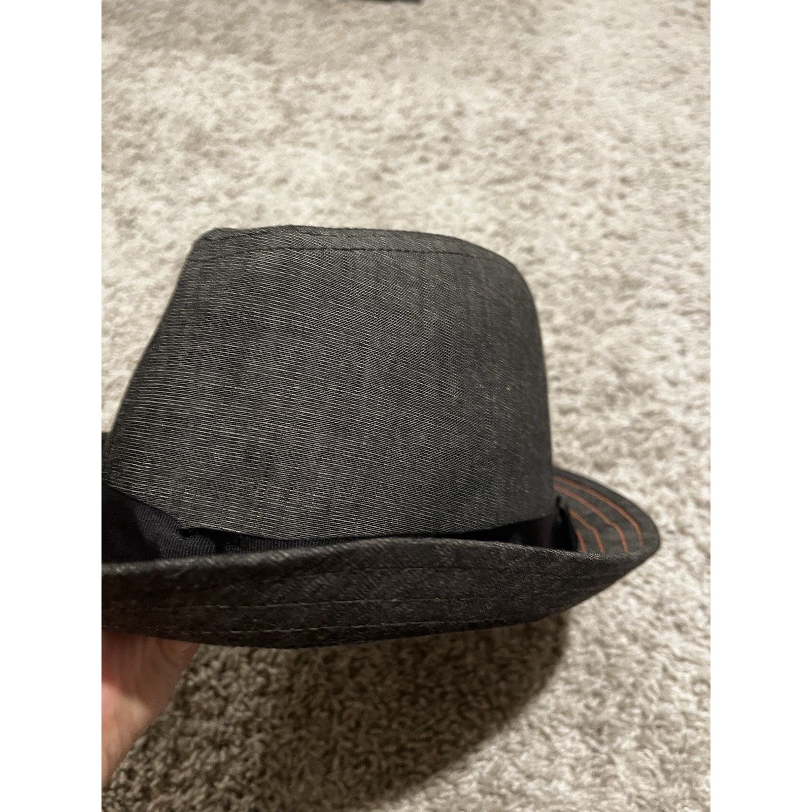 Goorin Bros. Goorin Bros Denim Fedora Hat Medium Gray Trilby Mens NWT Size ONE SIZE - 7 Thumbnail