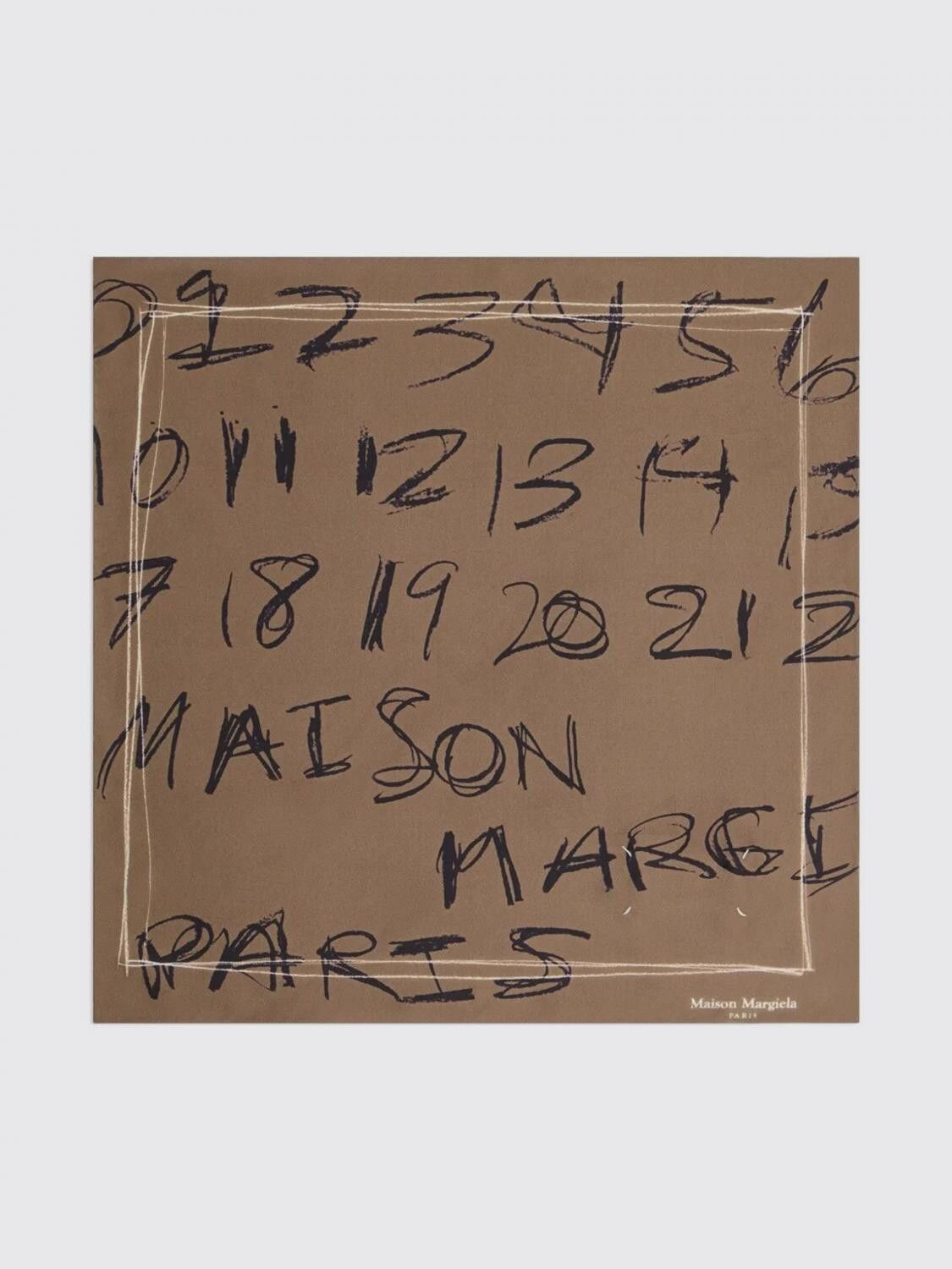 Maison Margiela Maison Margiela Neck Scarf Woman Brown Size ONE SIZE - 1 Thumbnail