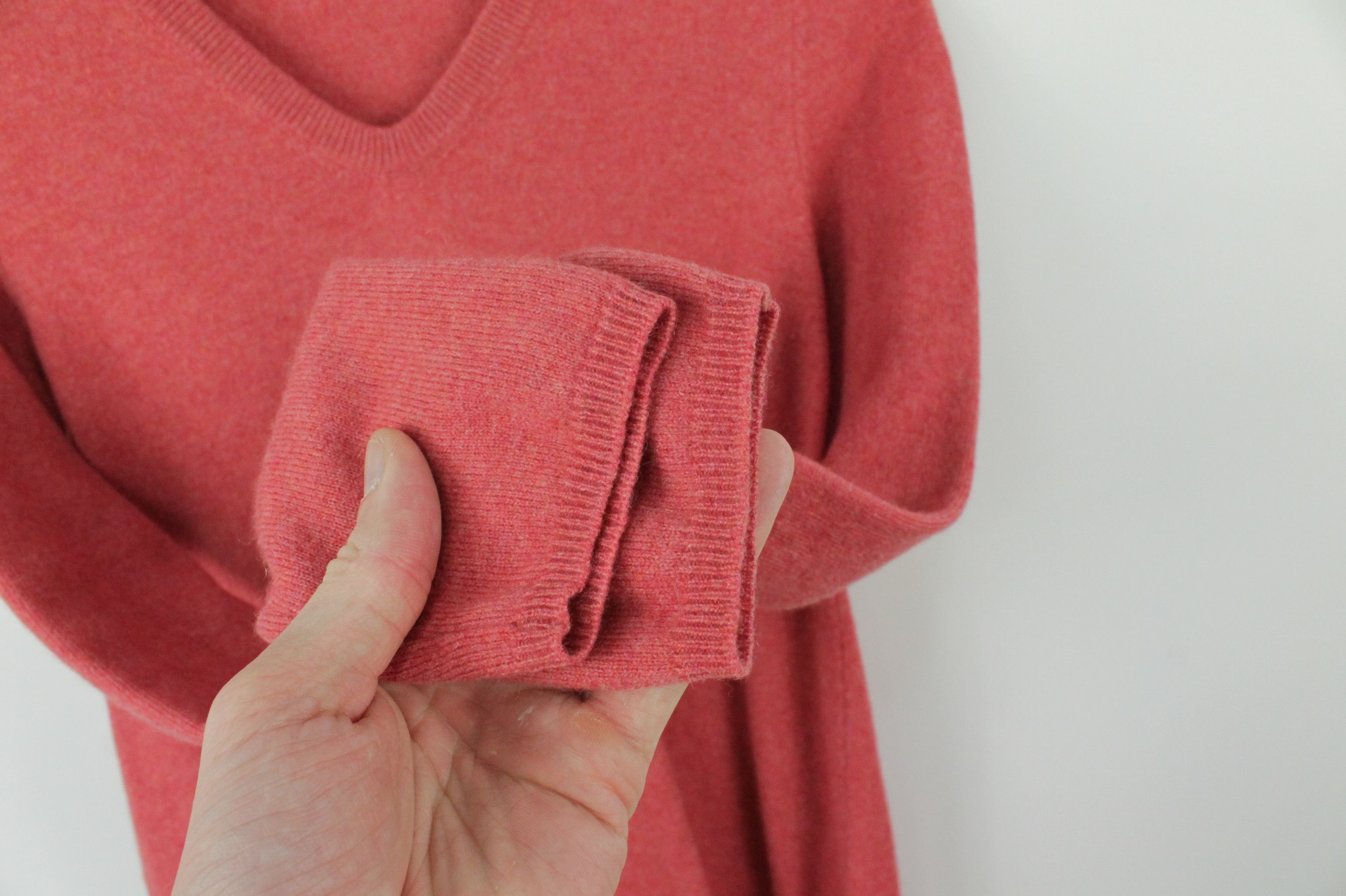 Brunello Cucinelli Brunello Cucinelli Red Cashmere Sweater Pullover Women's Size XS / US 0-2 / IT 36-38 - 4 Thumbnail