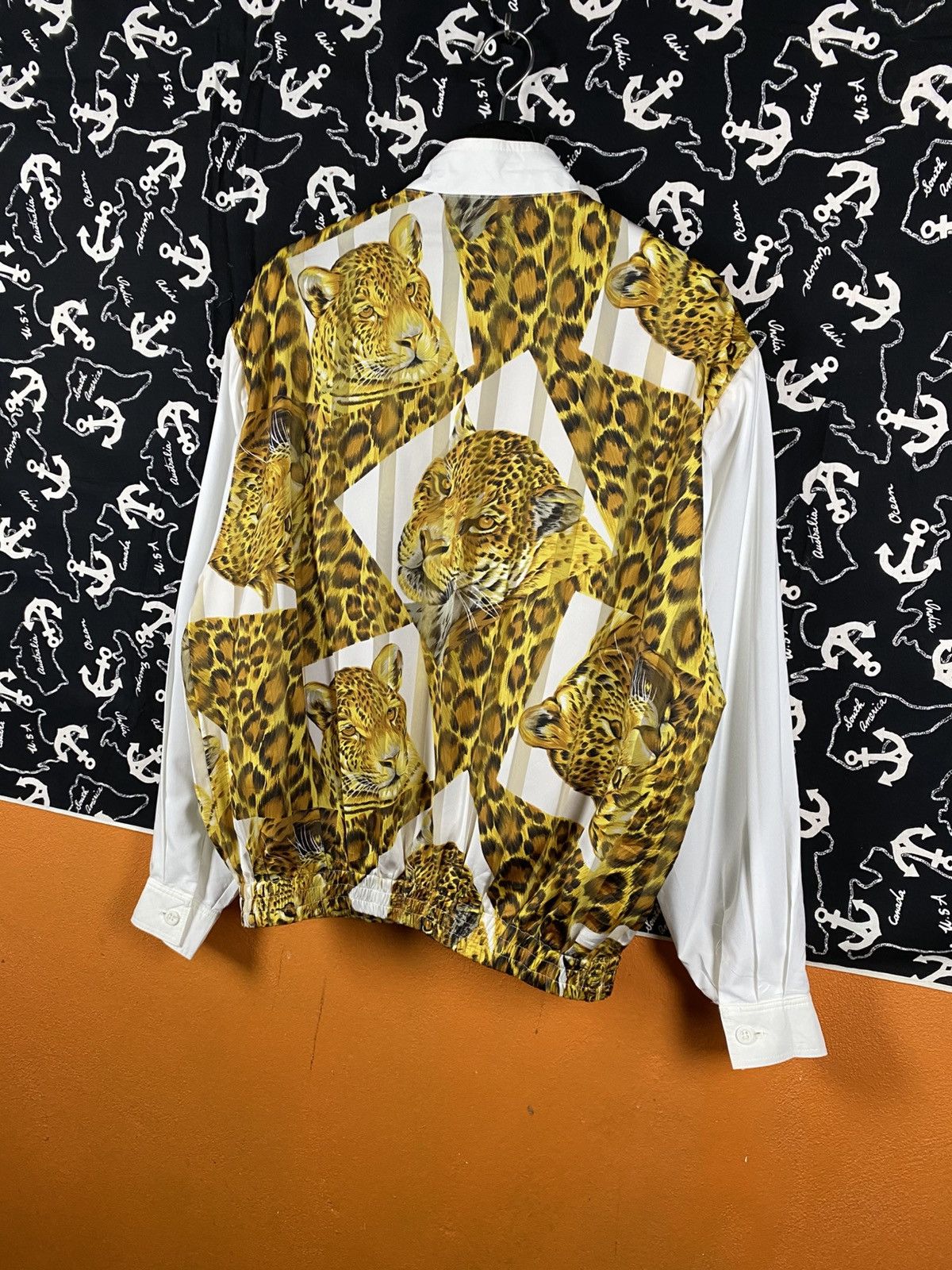 Japanese Brand Alpha Scene Leopard Statement Animal Print L/weight Jacket Size L / US 10 / IT 46 - 16 Thumbnail