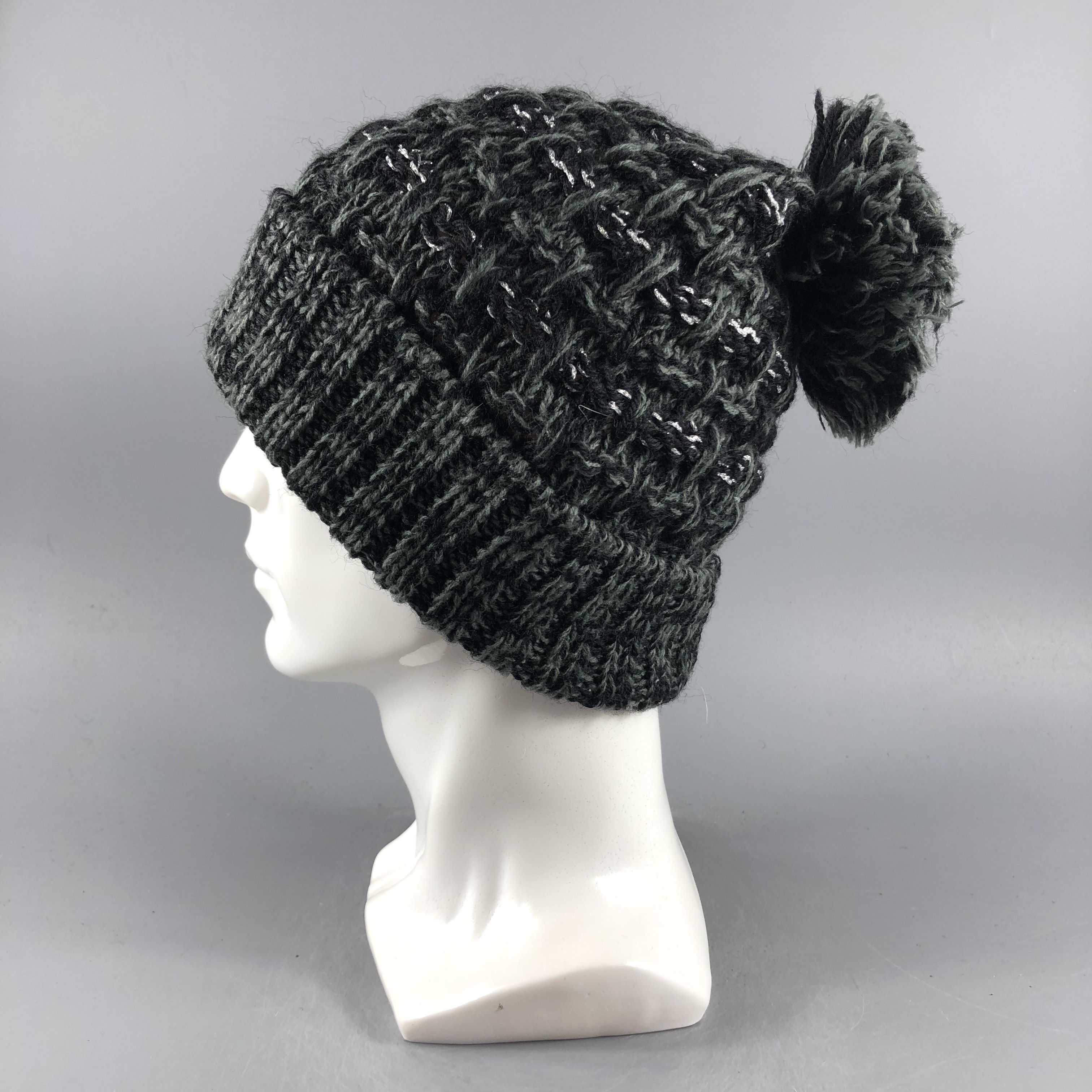 Japanese Brand × Vintage Ray Beams Pom Pom Beanie Snow Hat Snow Cap -D272 Size ONE SIZE - 2 Thumbnail
