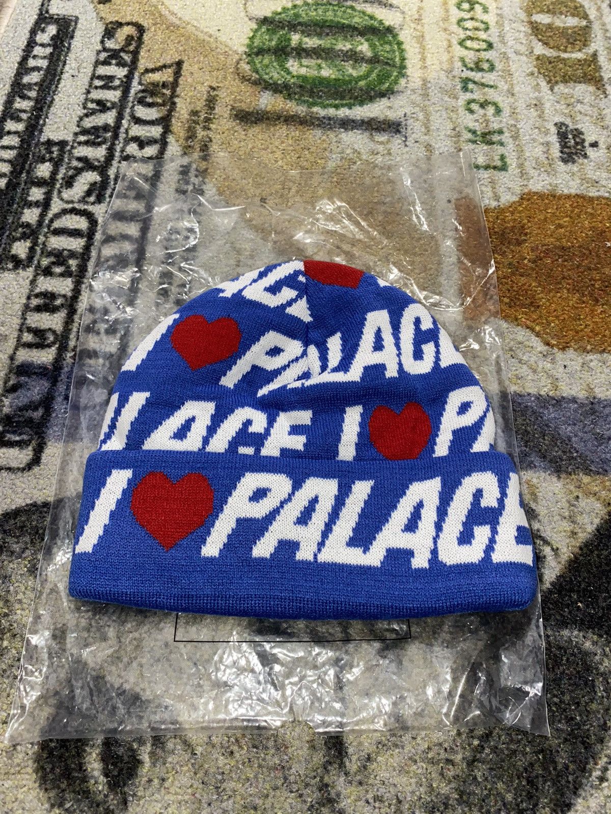 Palace Palace I Love Palace Beanie Blue Size ONE SIZE - 2 Thumbnail