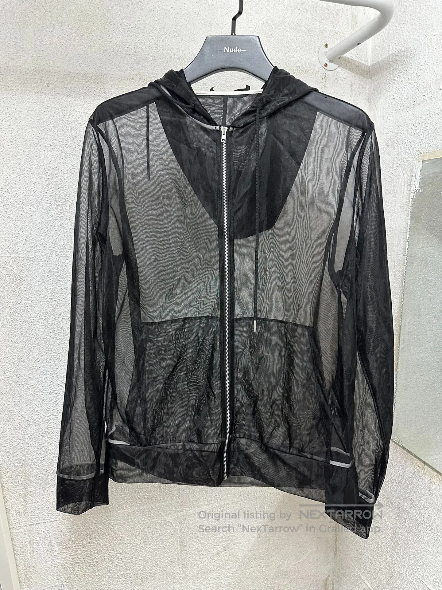 Helmut Lang helmut lang sheer mesh hoodie size M. Size US M / EU 48-50 / 2 - 1 Thumbnail