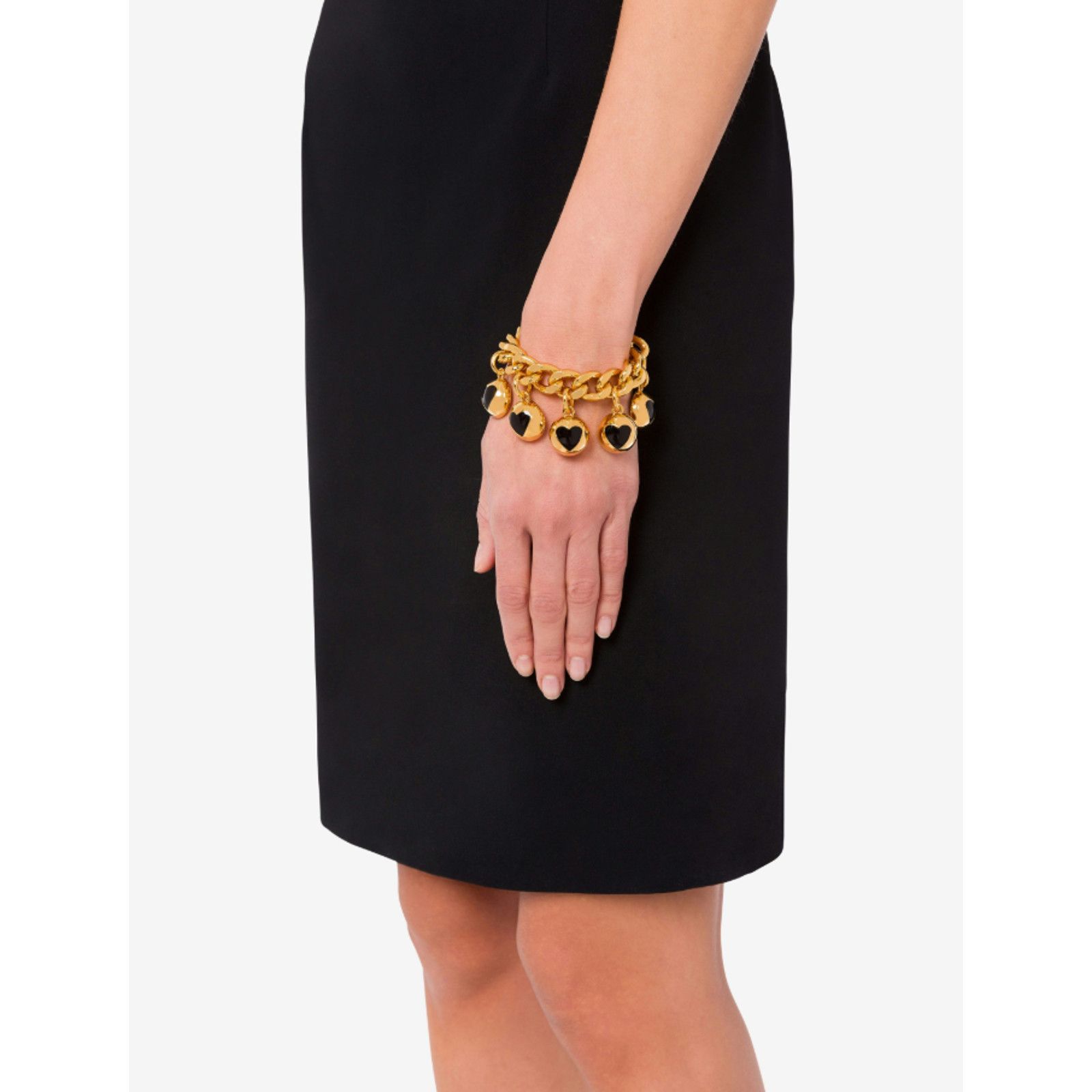 Moschino AW24 MOSCHINO Couture Gold-tone Chain Bracelet Circular Size ONE SIZE - 4 Thumbnail