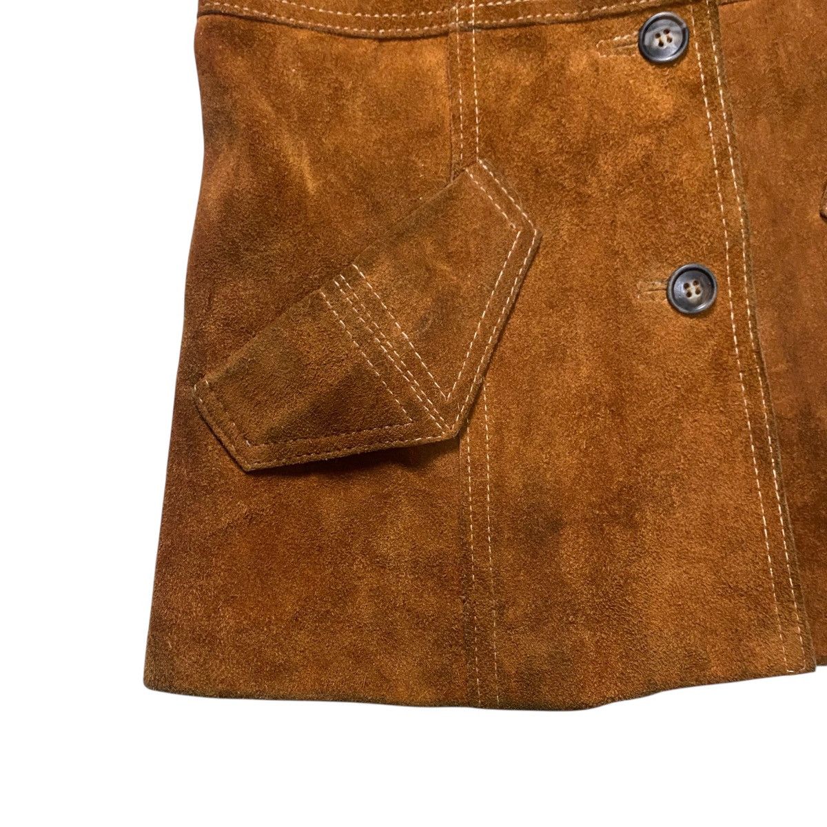 Leather Vintage suede leather jacket Size M / US 6-8 / IT 42-44 - 7 Thumbnail