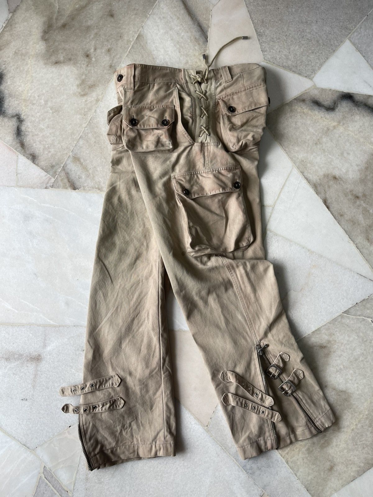 Dolce & Gabbana 2000s Dolce & Gabbana 3D Cargo Pants Size US 32 / EU 48 - 1 Thumbnail