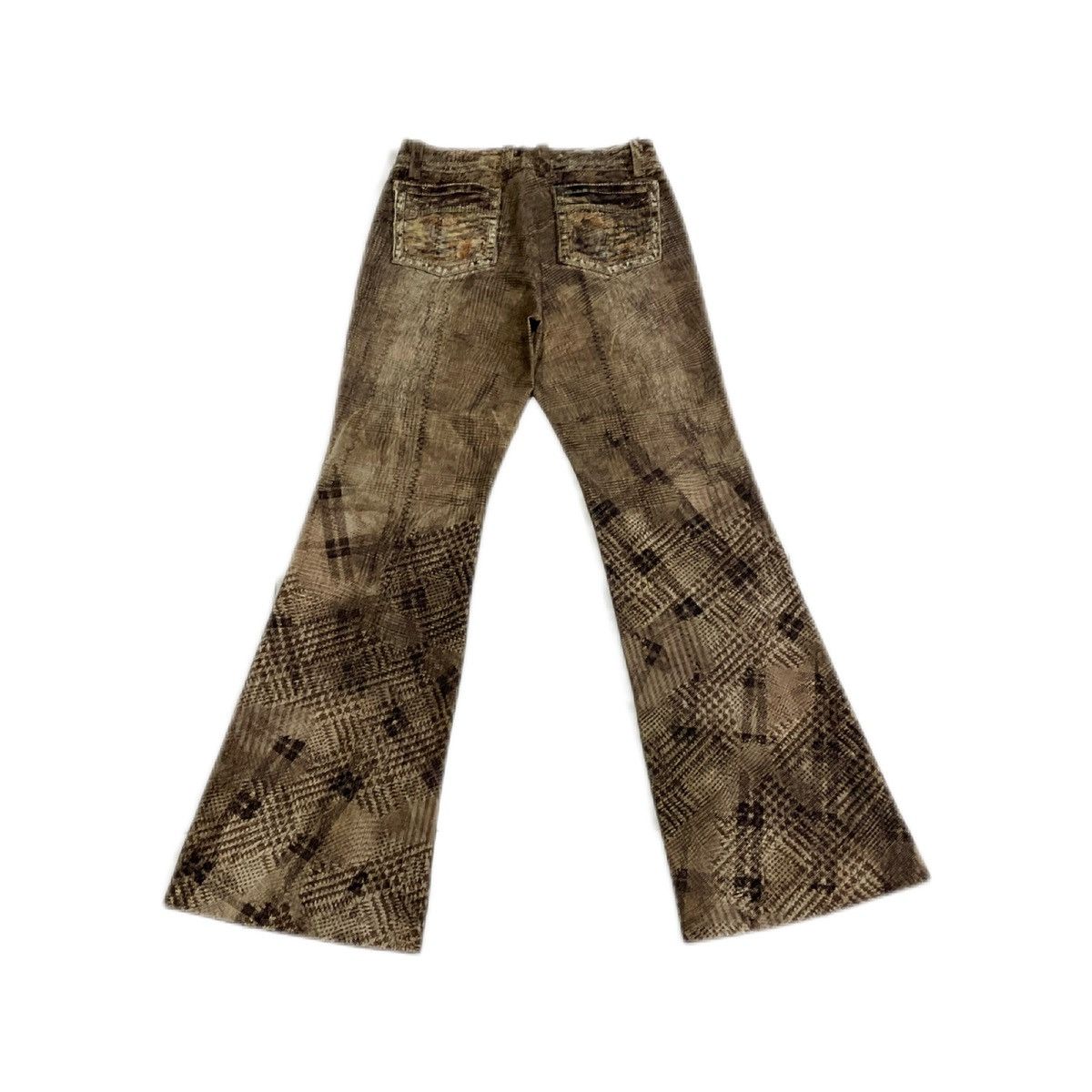 Tornado Mart 🔥Sick Y2K Japanese Brand Rusty Acid Flared Pants Size US 28 / EU 44 - 6 Thumbnail