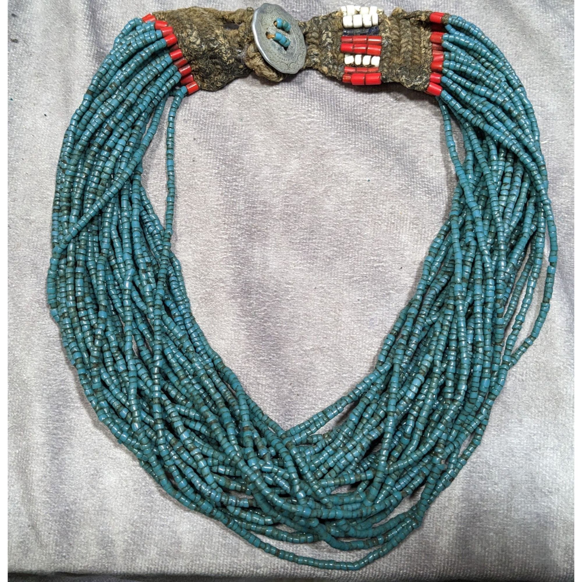 Other Vintage Authentic Konyak Naga Multistrand Glass Beaded Neckl Size ONE SIZE - 4 Thumbnail