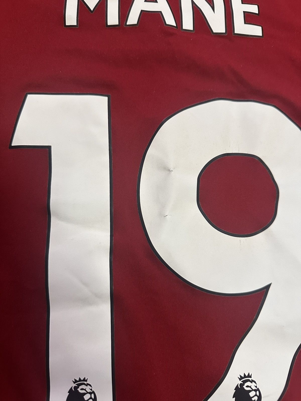 Vintage New Balance Liverpool 2017 2018 Mane #19 Home Shirt Jersey Size US S / EU 44-46 / 1 - 4 Thumbnail