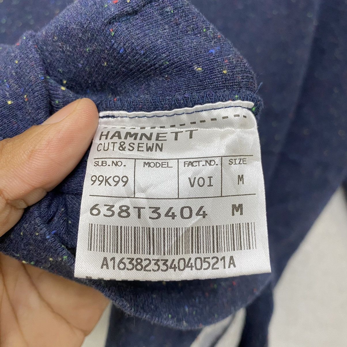 Katharine Hamnett London Vintage Katharine Hamnett Speckled Blue Cardigan Knit Size M Size M / US 6-8 / IT 42-44 - 9 Thumbnail